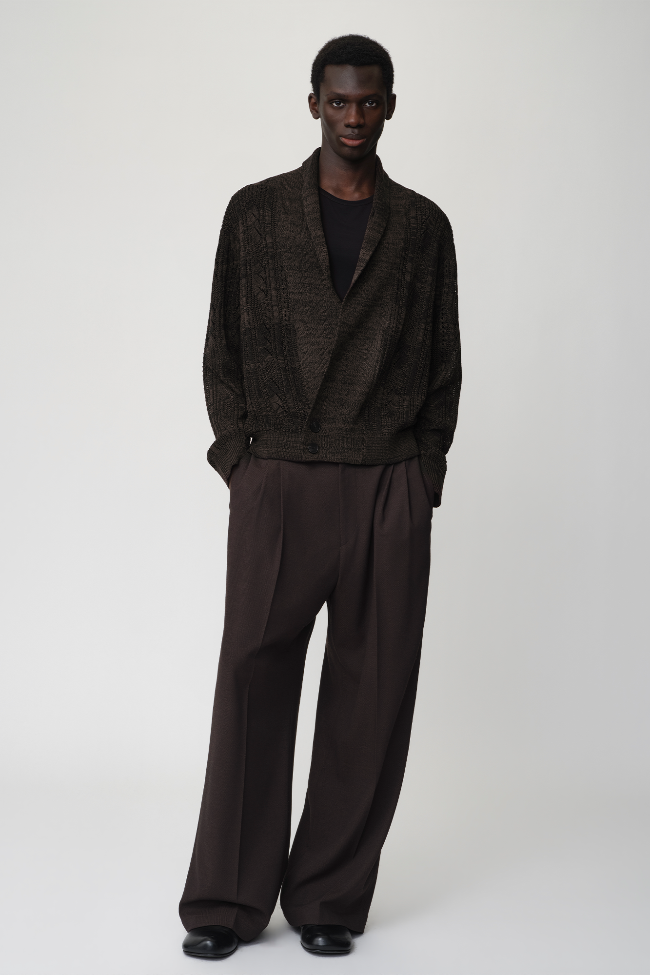 OPICLOTH Slouchy Open-Knit Cardigan, premium urban and streetwear designers apparel on PROJECTISR.com, DND4DES