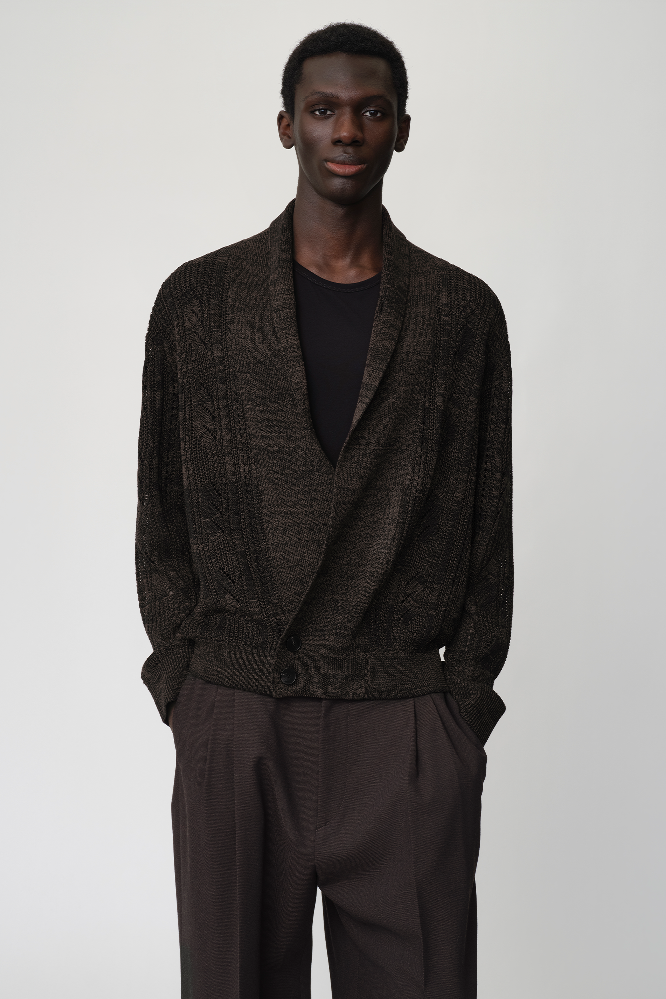 OPICLOTH Slouchy Open-Knit Cardigan, premium urban and streetwear designers apparel on PROJECTISR.com, DND4DES
