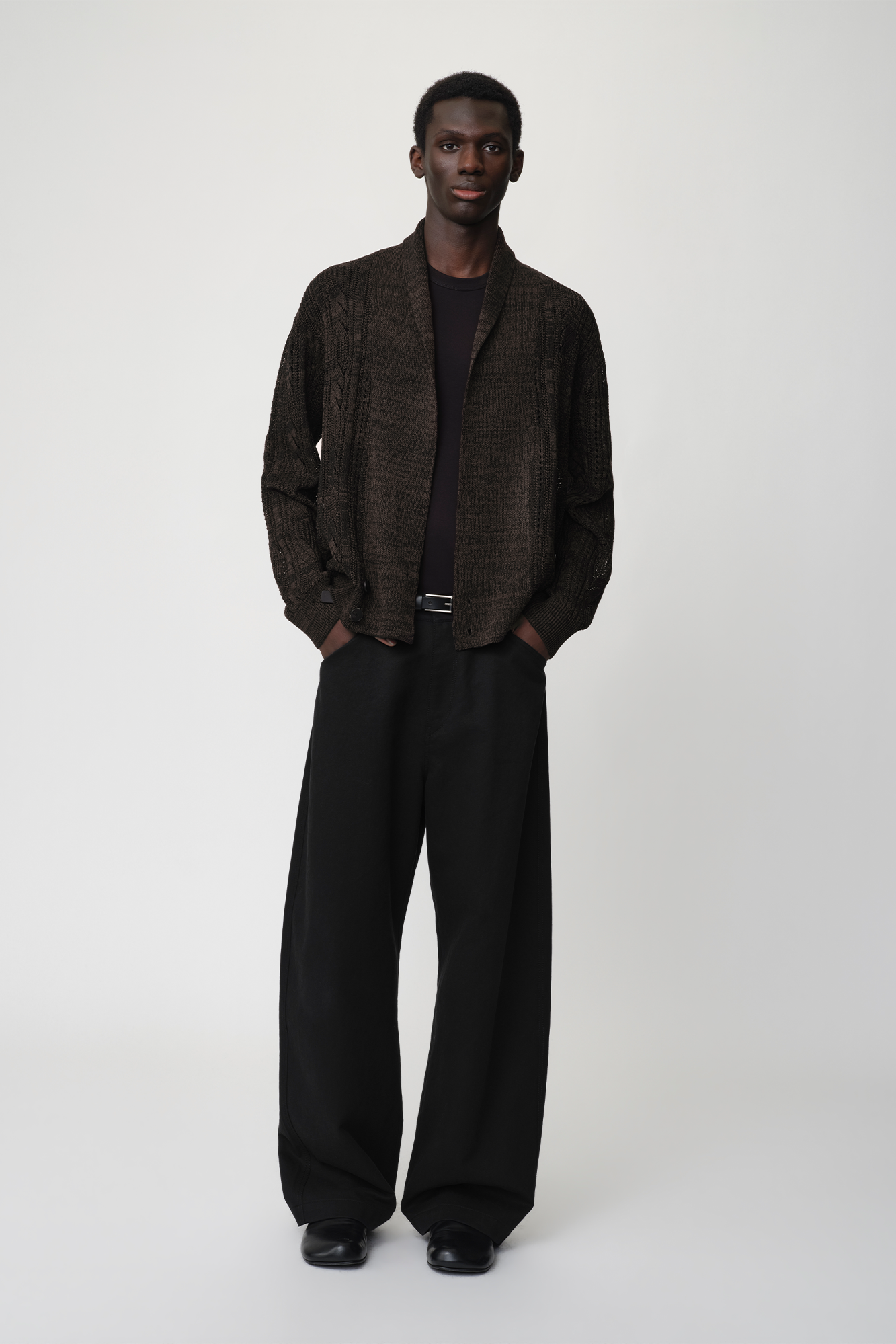 OPICLOTH Slouchy Open-Knit Cardigan, premium urban and streetwear designers apparel on PROJECTISR.com, DND4DES