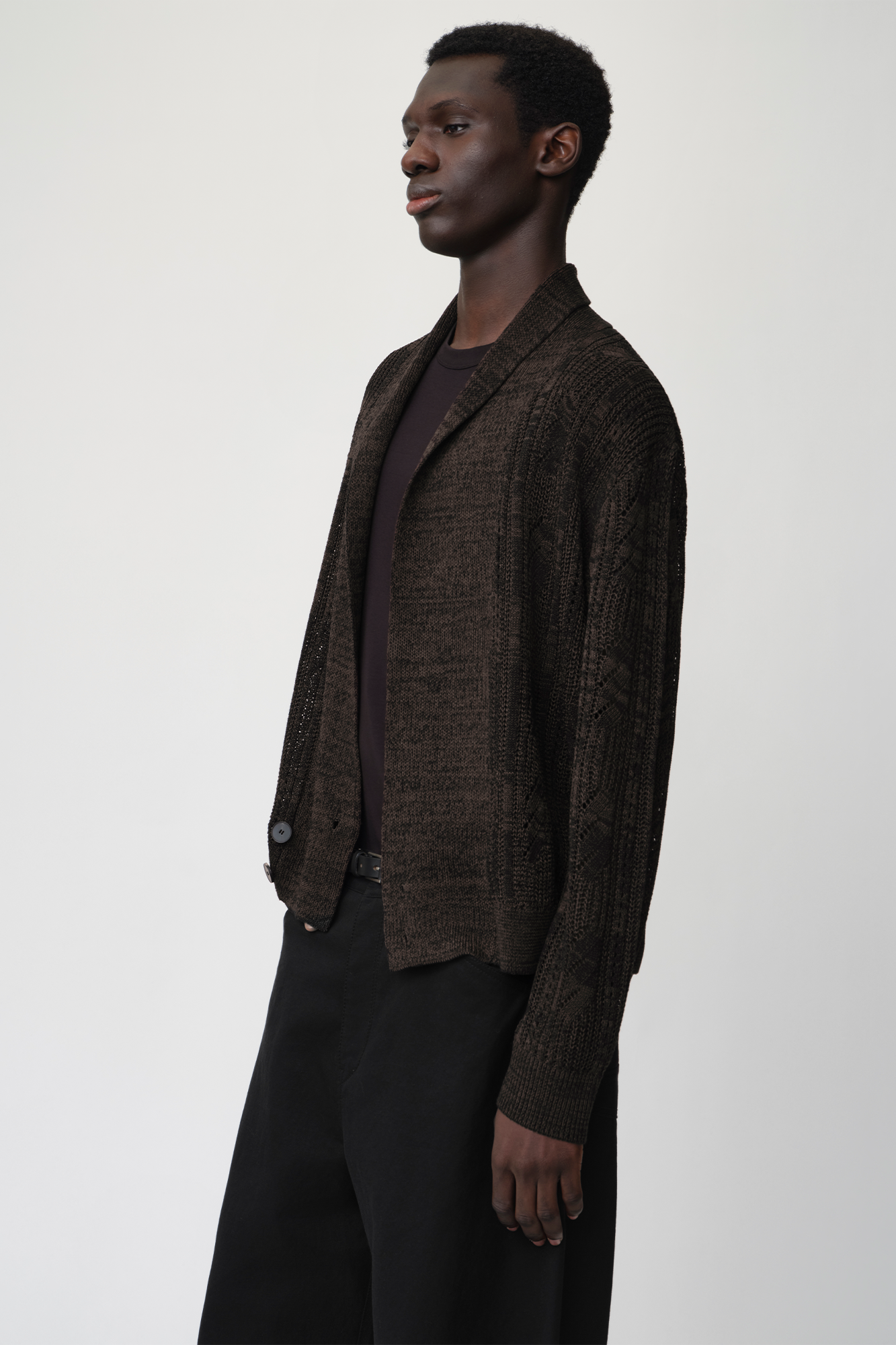OPICLOTH Slouchy Open-Knit Cardigan, premium urban and streetwear designers apparel on PROJECTISR.com, DND4DES