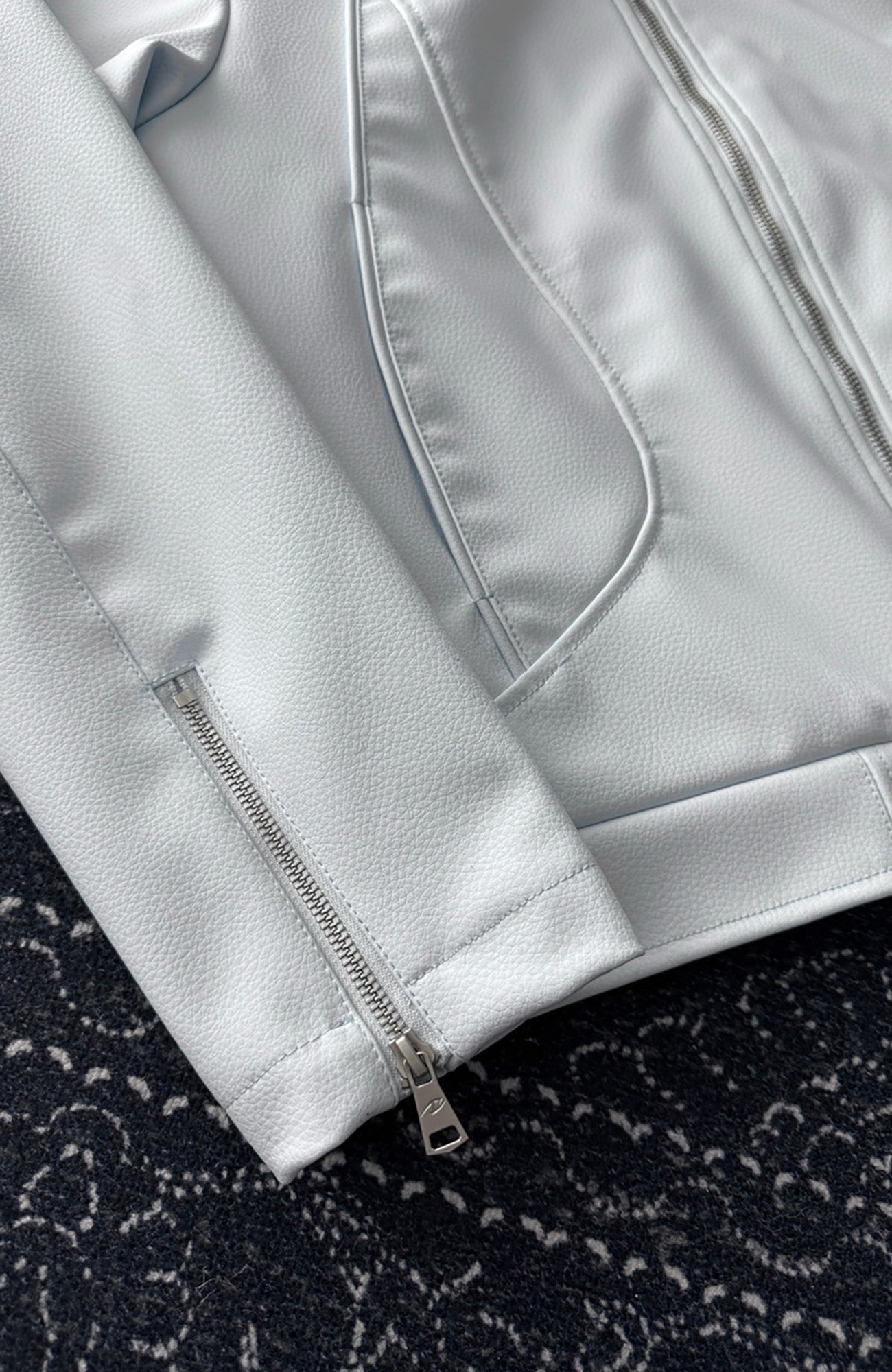 CATSSTAC Knightcore Pebbled Jacket, premium urban and streetwear designers apparel on PROJECTISR.com, CATSSTAC
