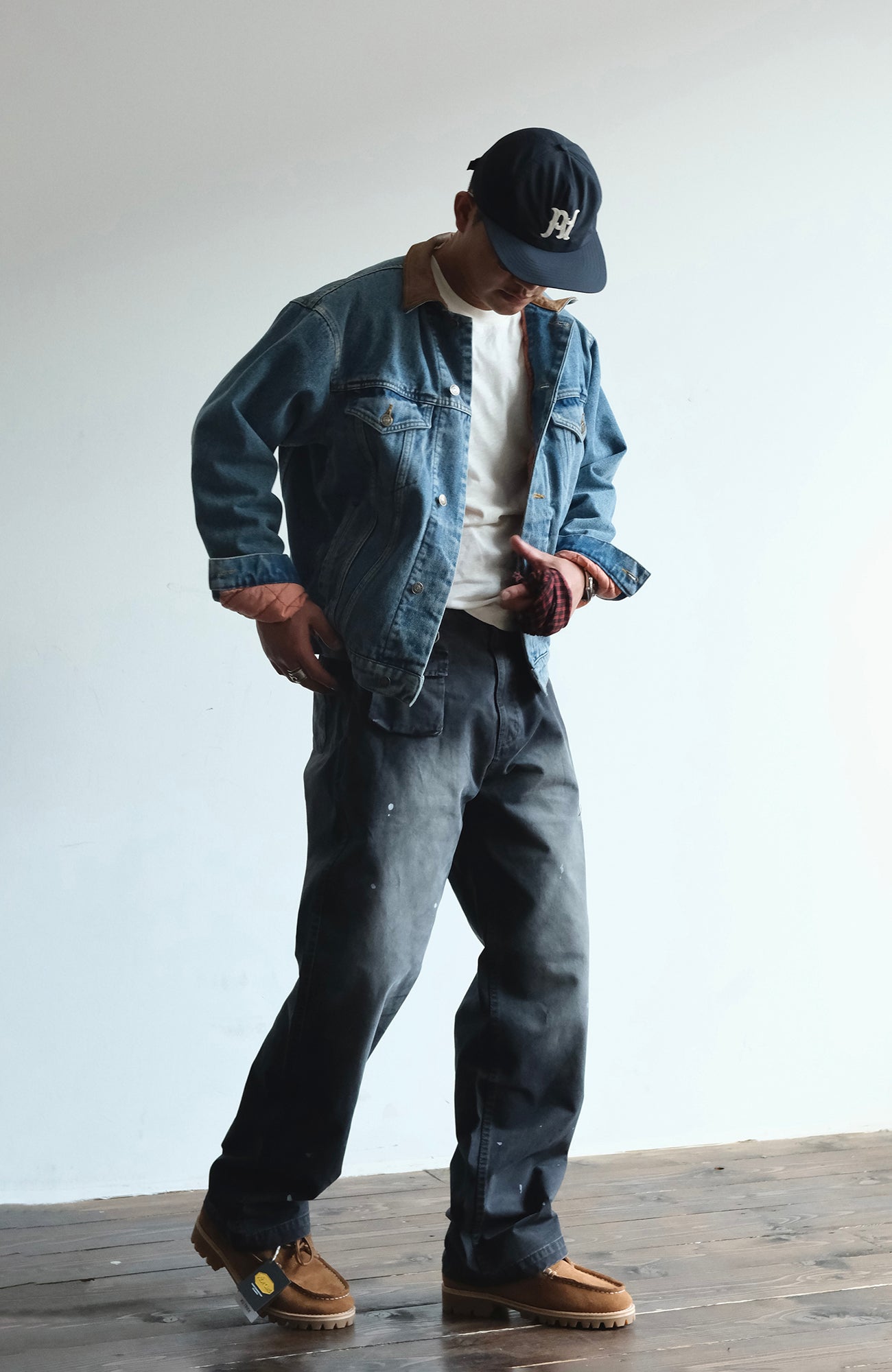 NEIGBORL Washed Paint Splatter Cargo Pants, premium urban and streetwear designers apparel on PROJECTISR.com, NEIGBORL