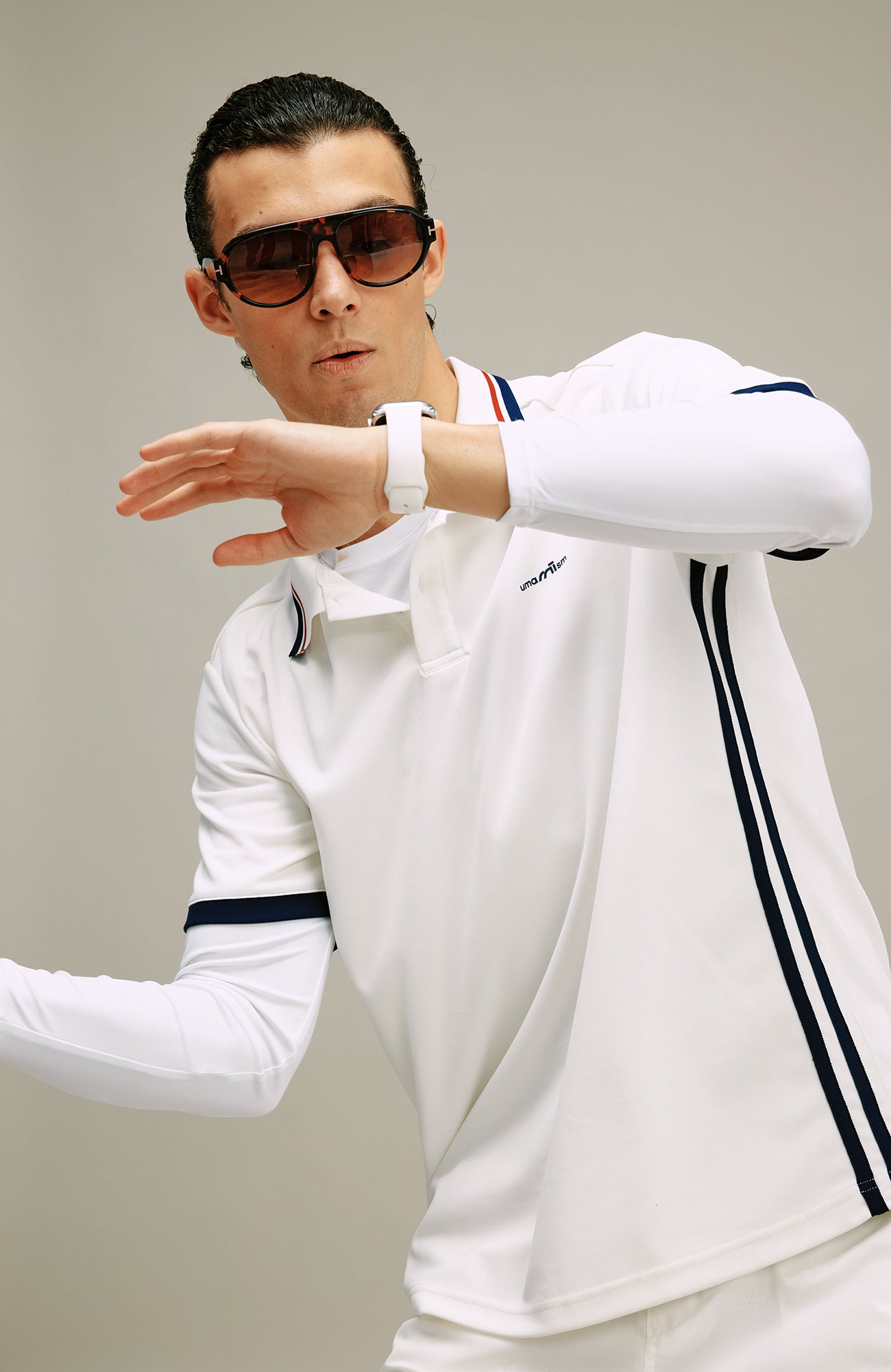 UMAMIISM Quick-Dry Sporty Polo Shirt, premium urban and streetwear designers apparel on PROJECTISR.com, UMAMIISM