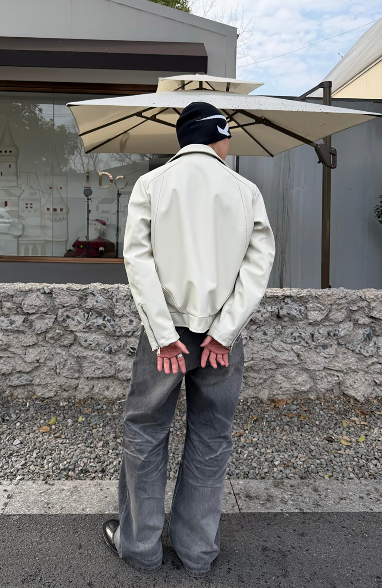 CATSSTAC Knightcore Pebbled Jacket, premium urban and streetwear designers apparel on PROJECTISR.com, CATSSTAC