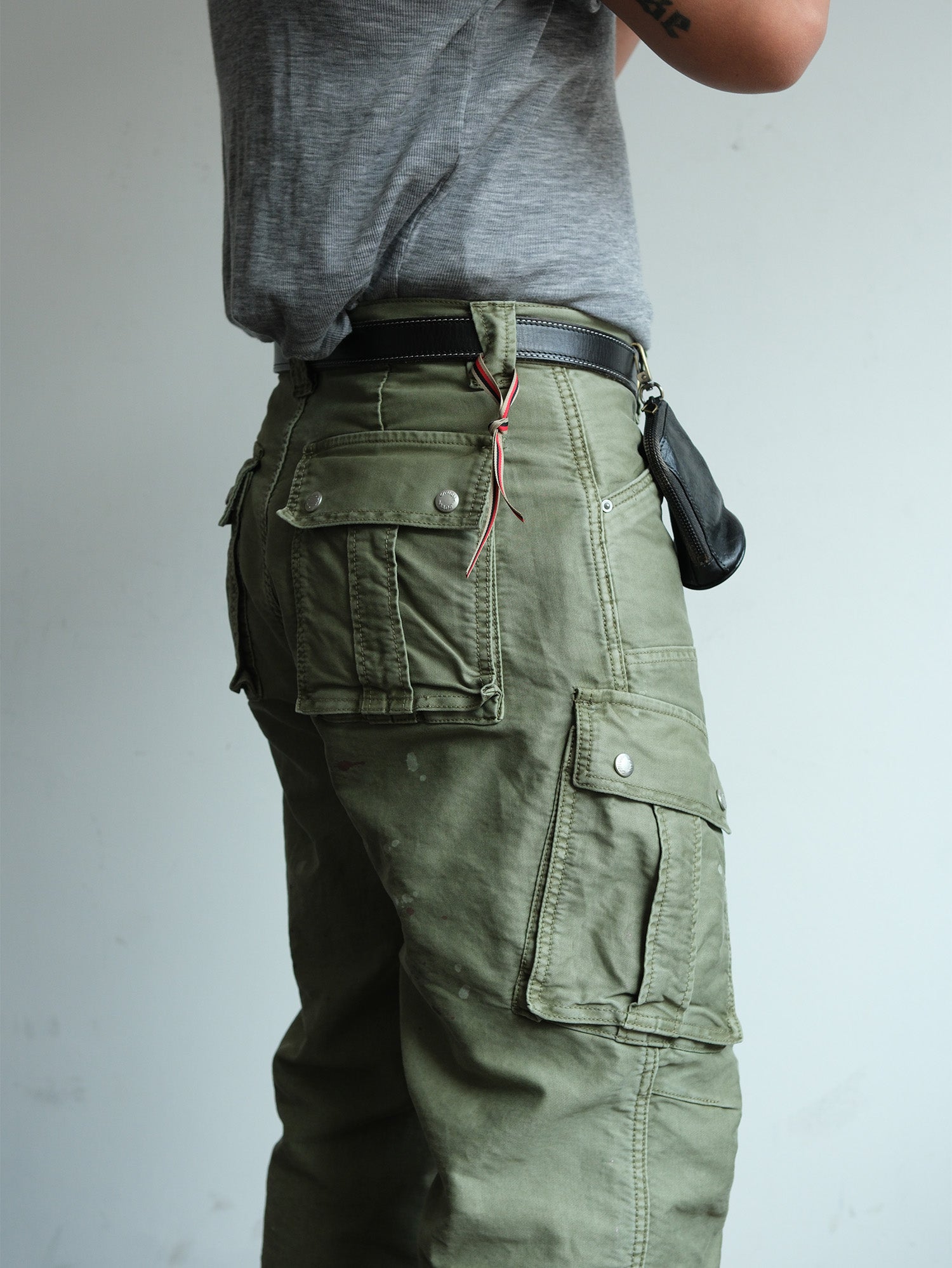 NEIGBORL Retro Washed Multi-Pocket Cargo Pants, premium urban and streetwear designers apparel on PROJECTISR.com, NEIGBORL