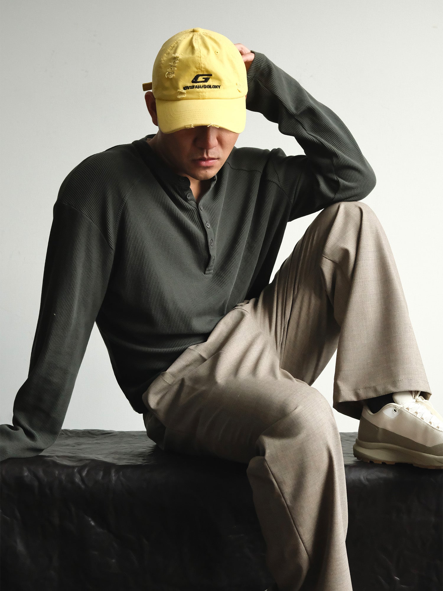 NEIGBORL Wool Double-Pleated Straight-Leg Trousers, premium urban and streetwear designers apparel on PROJECTISR.com, NEIGBORL
