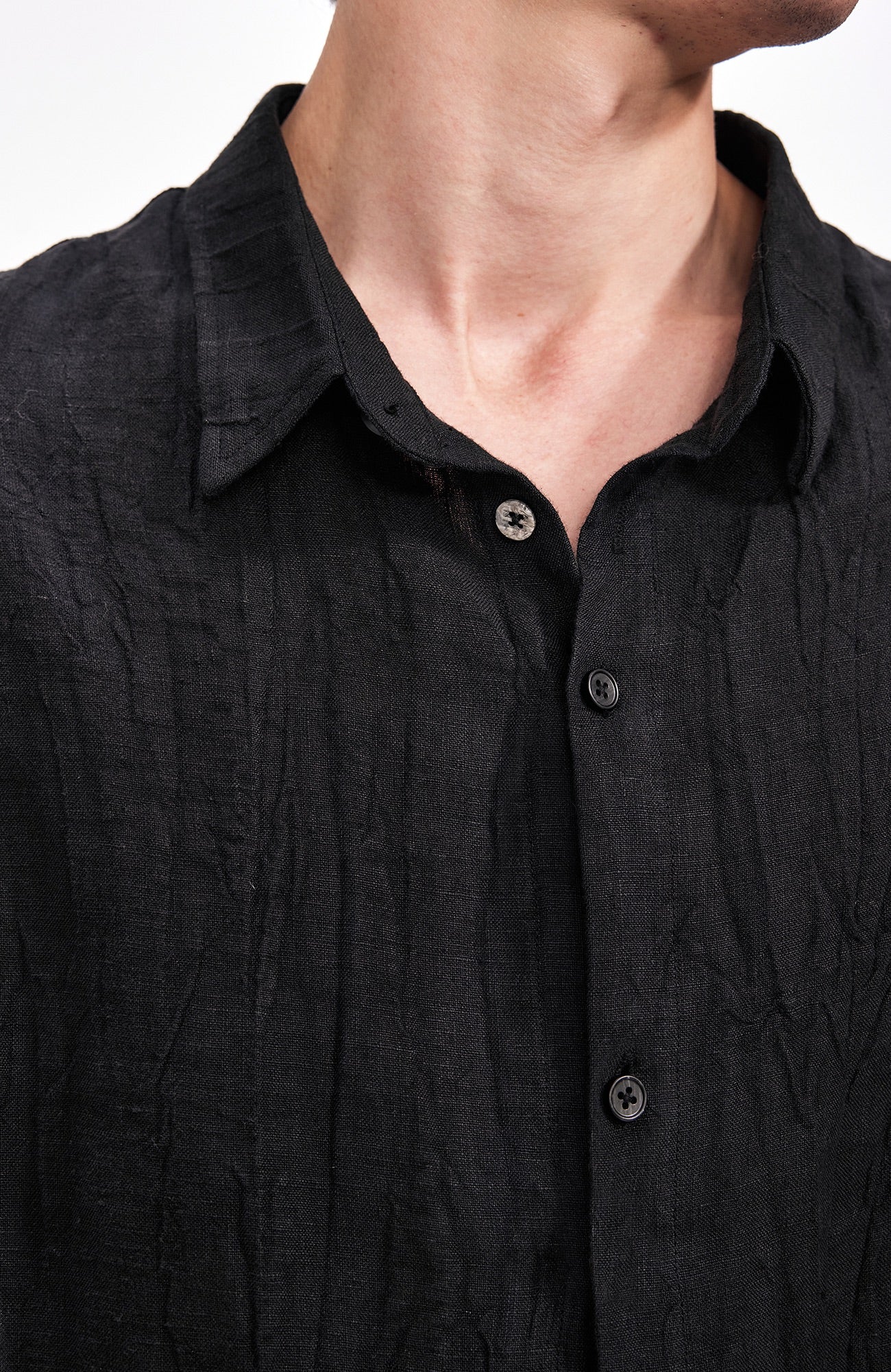 LABELROOM Rolled-Sleeve Linen Shirt, premium urban and streetwear designers apparel on PROJECTISR.com, LABELROOM