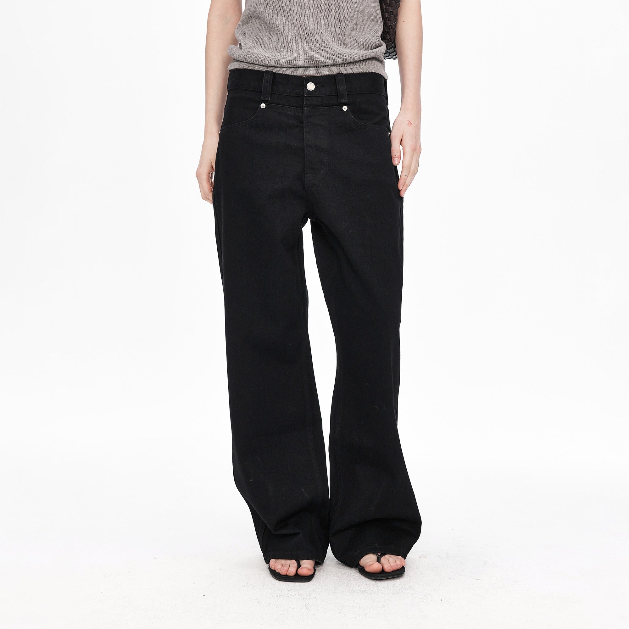 LABELROOM Washed Straight-Fit Jeans, premium urban and streetwear designers apparel on PROJECTISR.com, LABELROOM