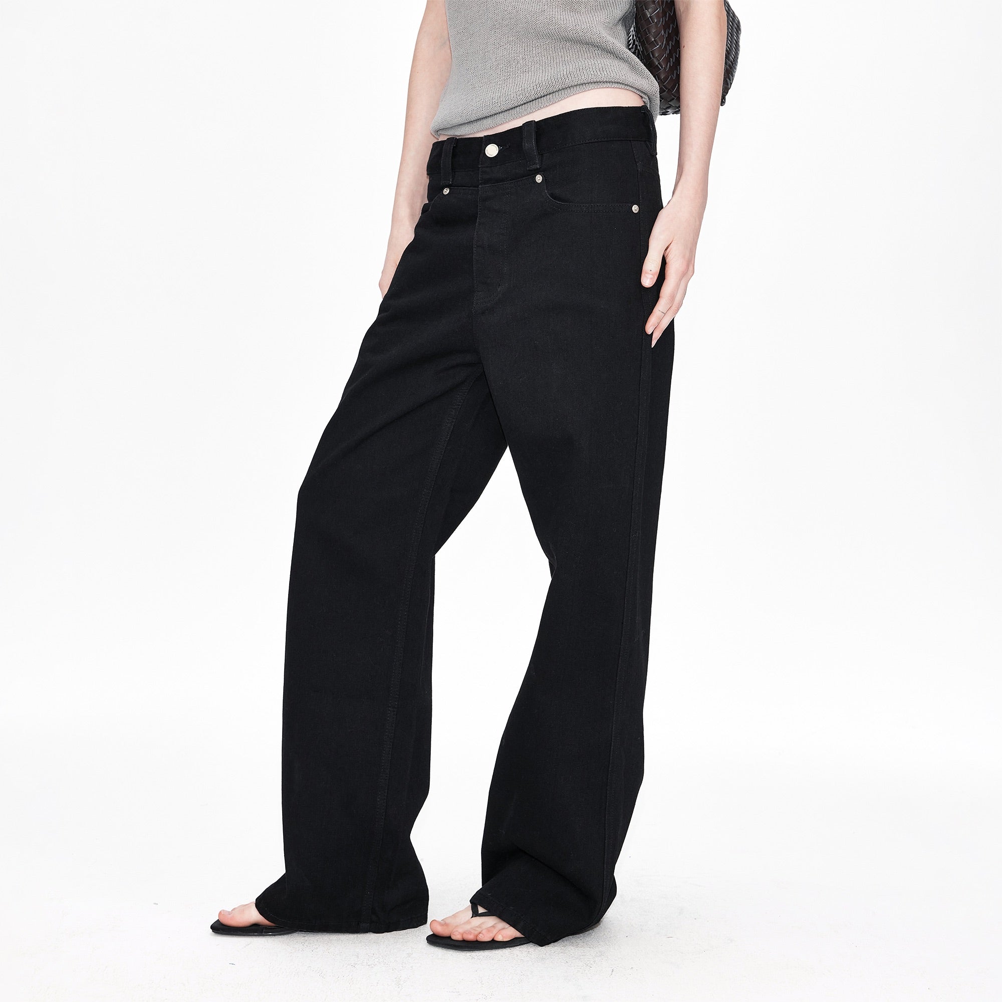 LABELROOM Washed Straight-Fit Jeans, premium urban and streetwear designers apparel on PROJECTISR.com, LABELROOM