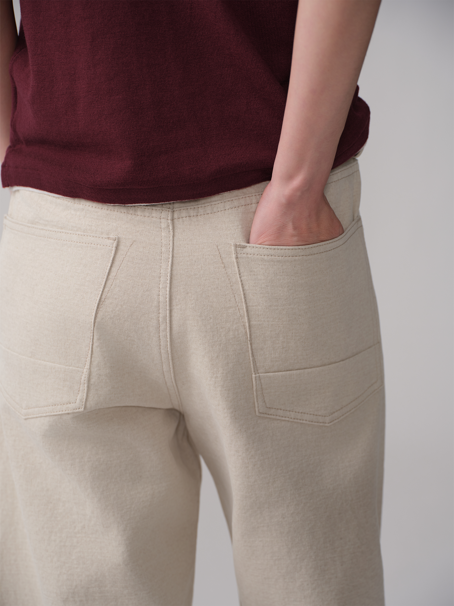 OPICLOTH Paneled Wide-Leg Pants, premium urban and streetwear designers apparel on PROJECTISR.com, OPICLOTH