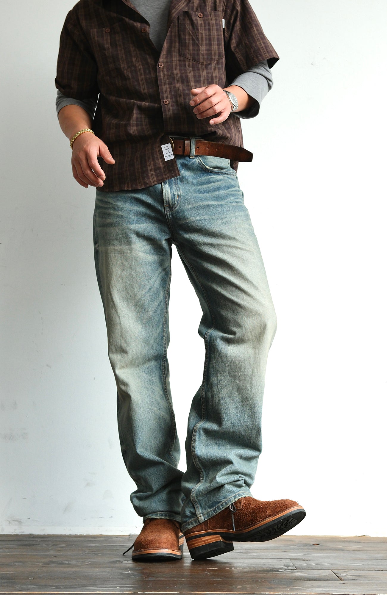 NEIGBORL Heavyweight Straight-Leg Jeans, premium urban and streetwear designers apparel on PROJECTISR.com, NEIGBORL
