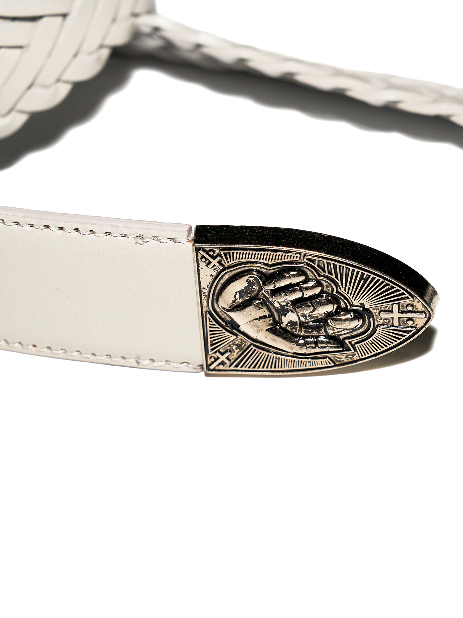 RICHILL Wing Emblem Braided Leather Belt