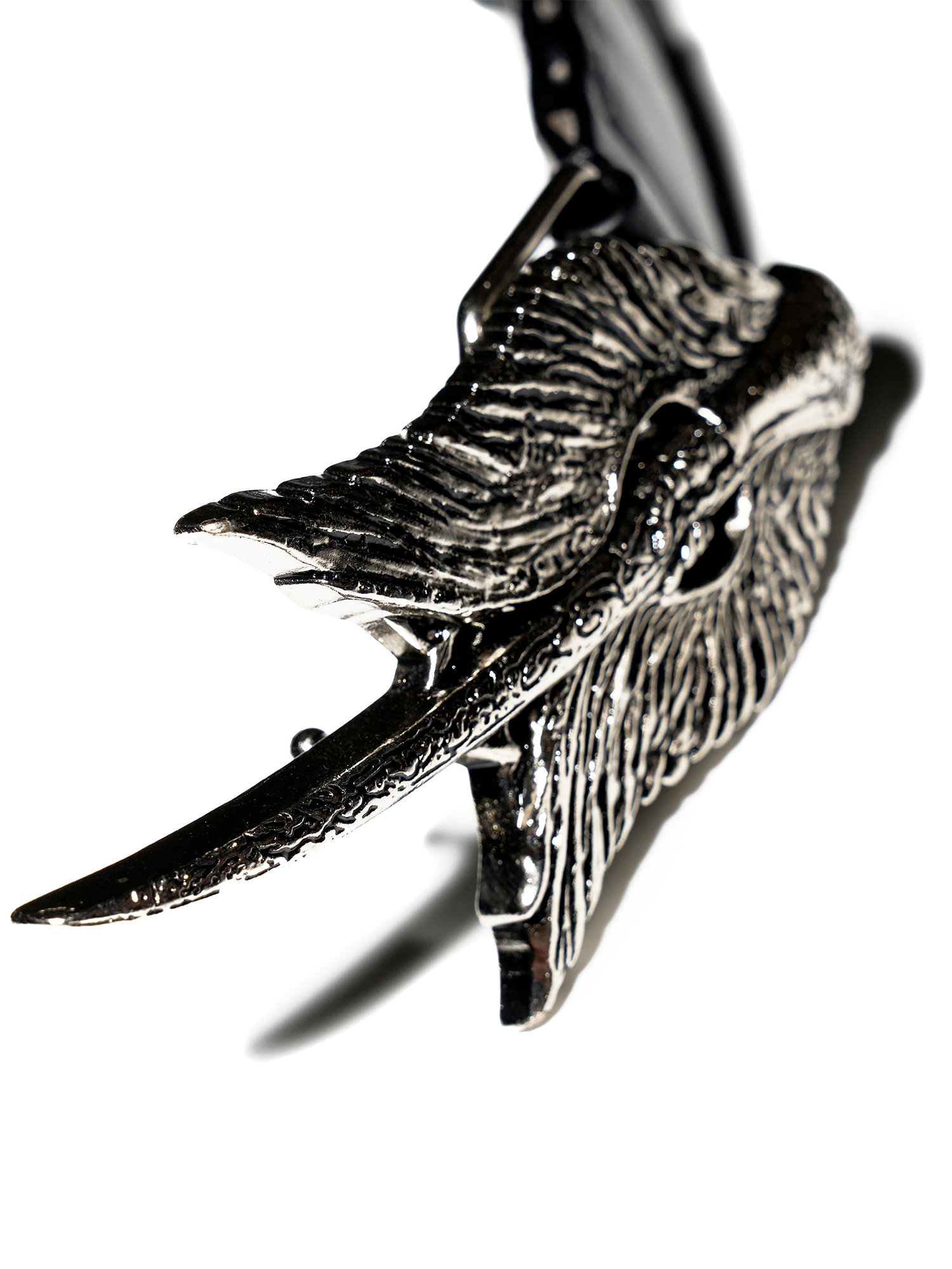 RICHILL Wing Emblem Braided Leather Belt
