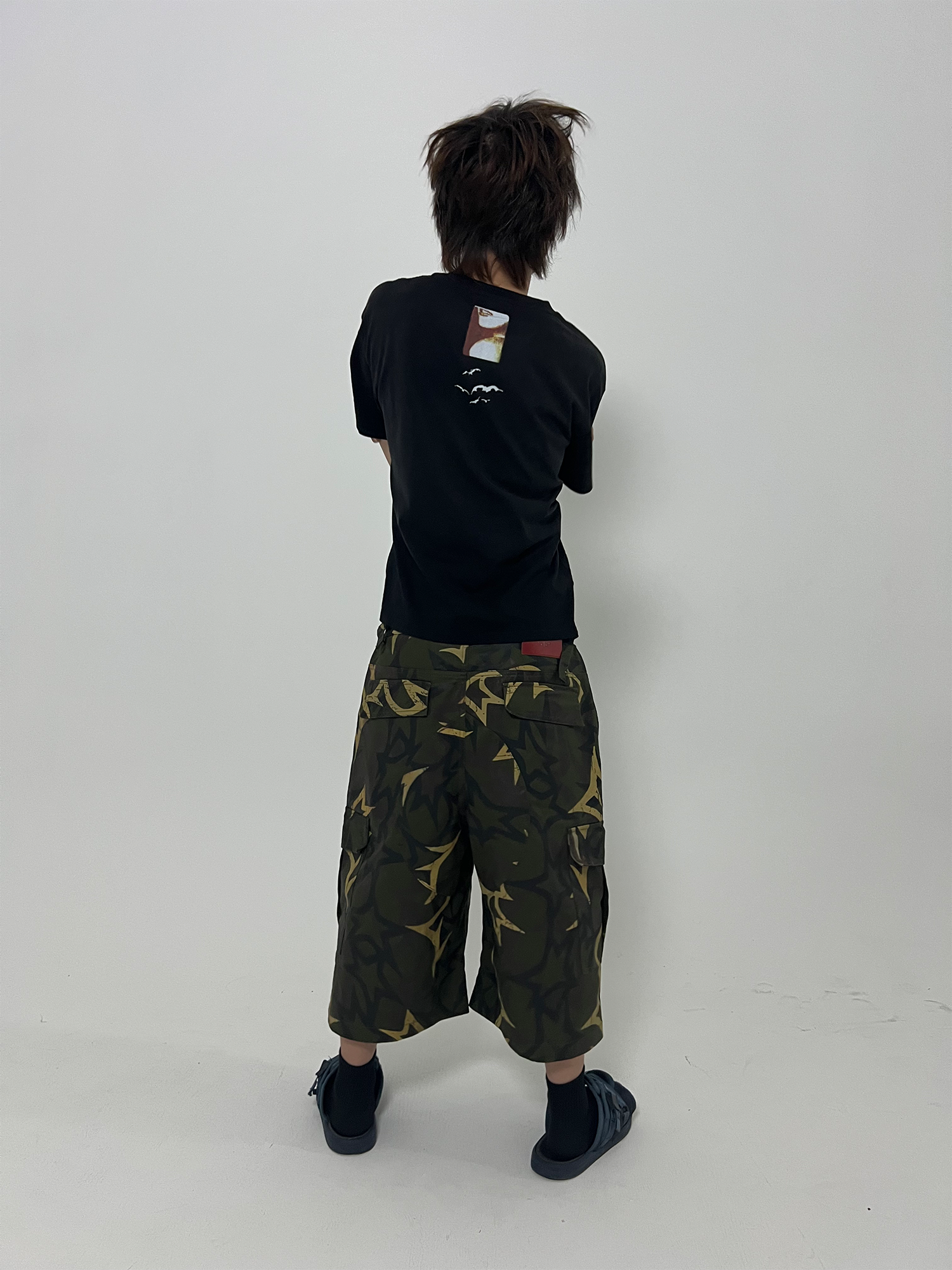 TECNINEGROUP Thorn Star Waxed Camo Shorts