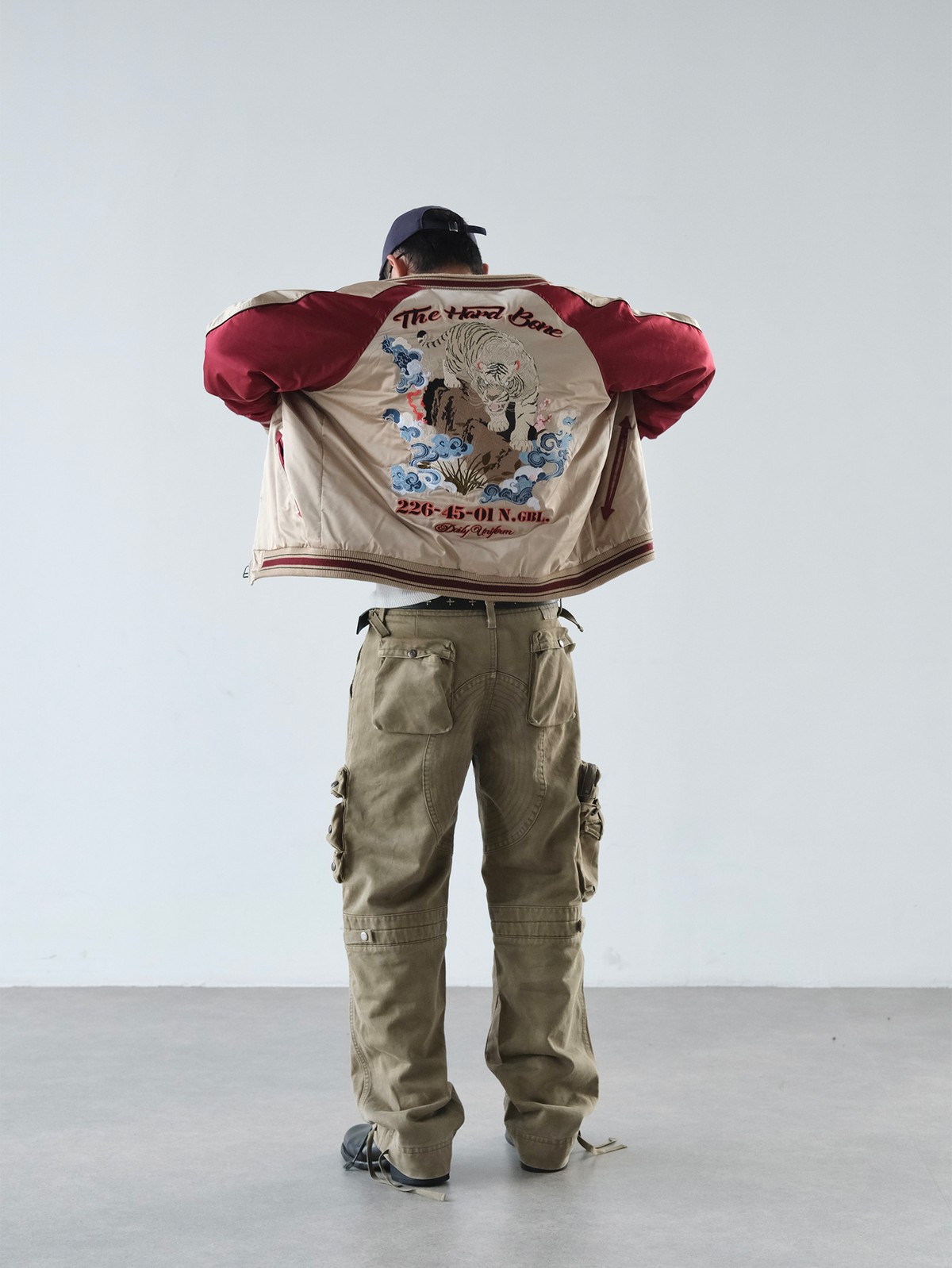 NEIGBORL Washed Cargo Pocket Pants