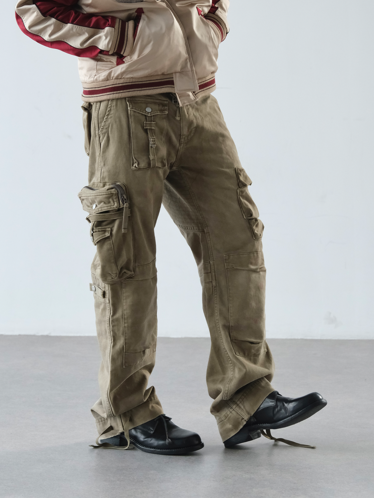 NEIGBORL Washed Cargo Pocket Pants