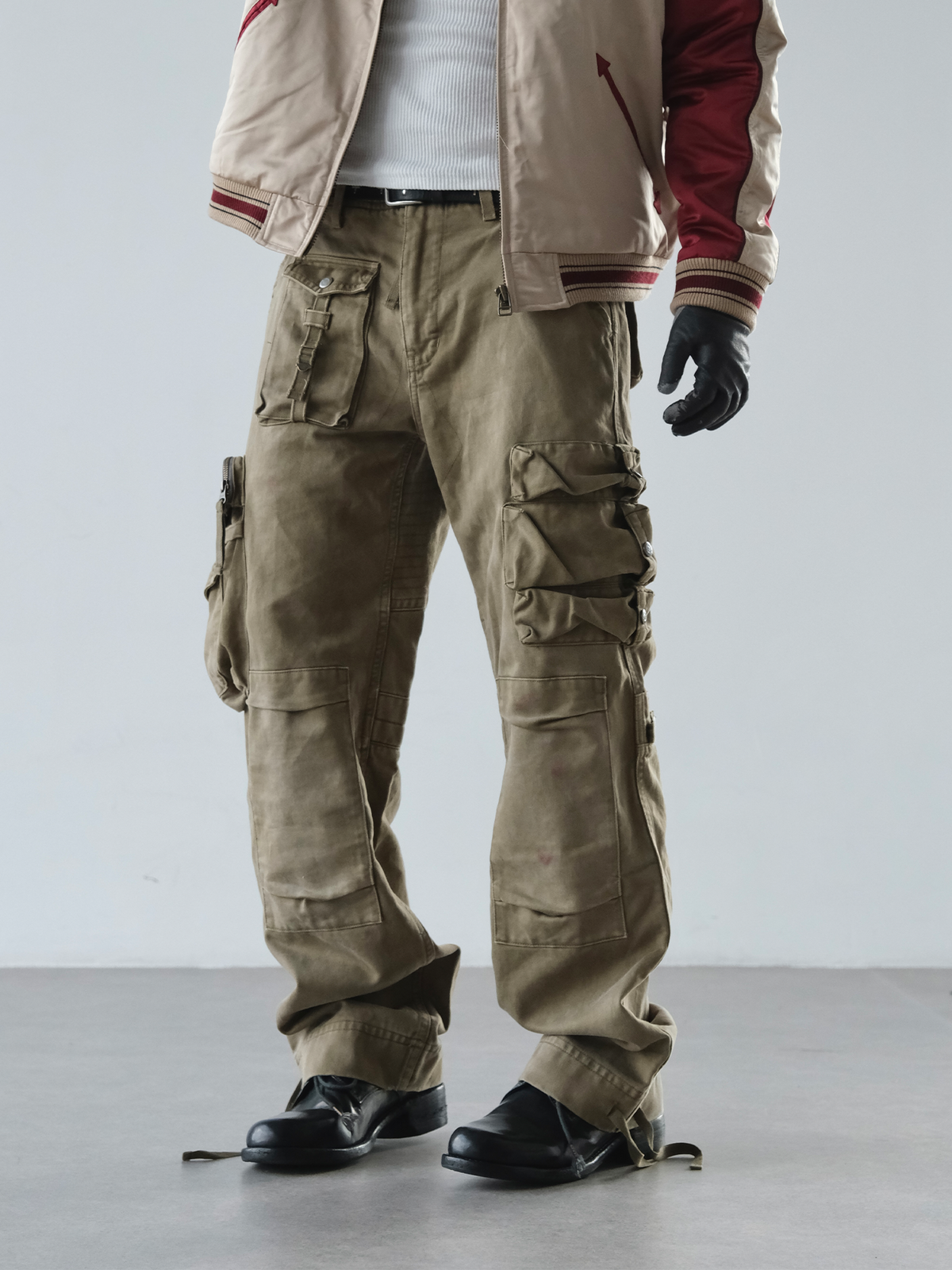 NEIGBORL Washed Cargo Pocket Pants