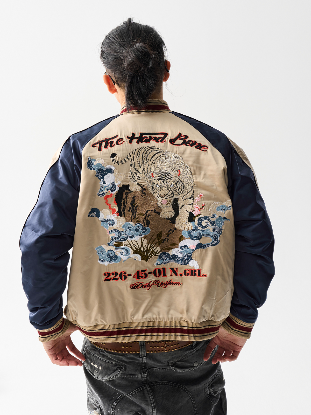 NEIGBORL Sukajan Embroidered Graphic Jacket