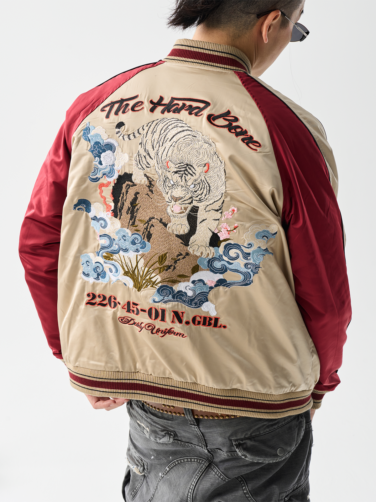 NEIGBORL Sukajan Embroidered Graphic Jacket