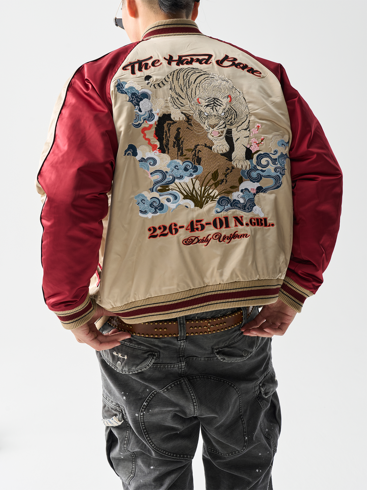 NEIGBORL Sukajan Embroidered Graphic Jacket