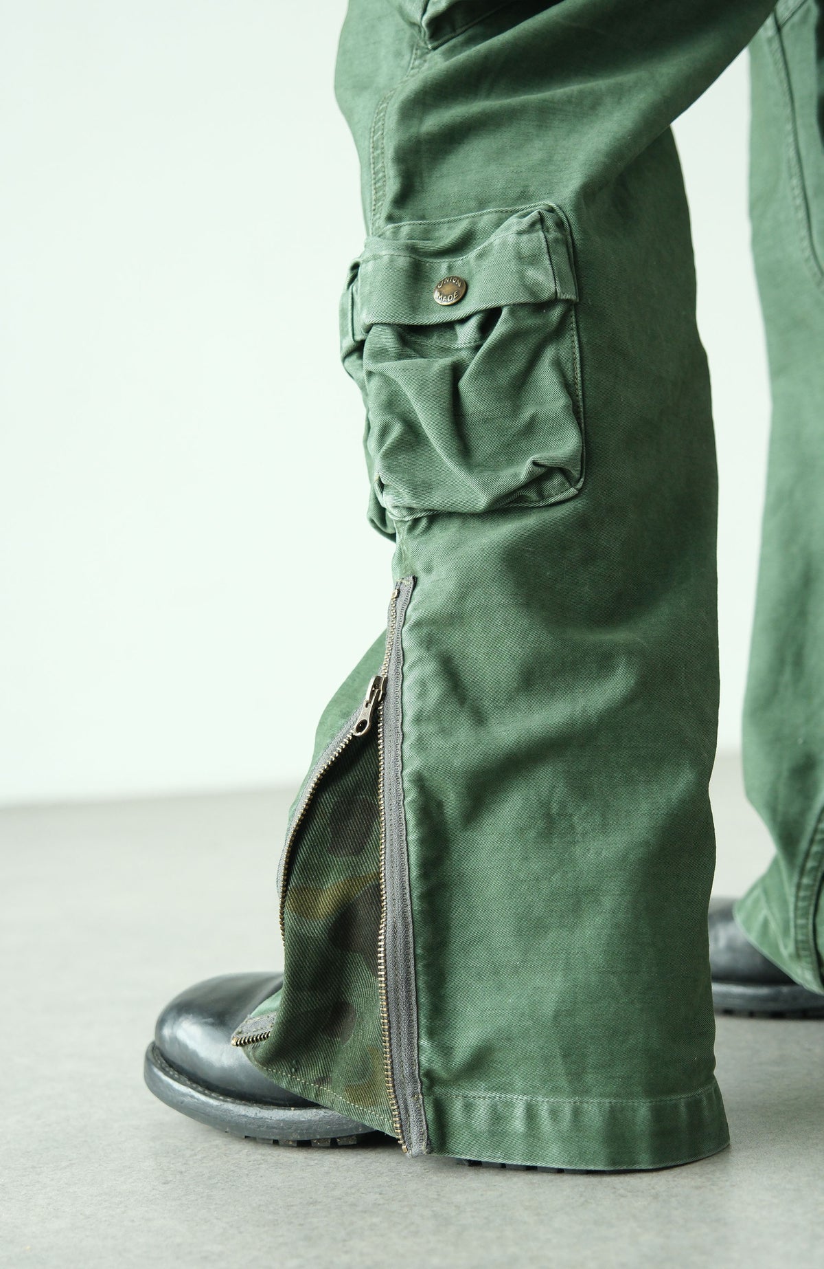 NEIGBORL Retro Multi-Pocket Straight-Leg Cargo Pants
