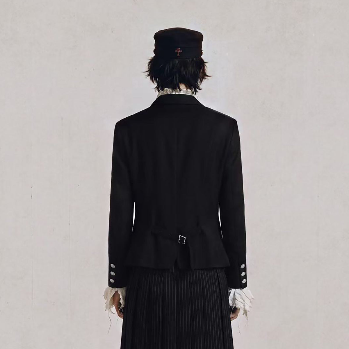 2000RSK Spliced Textured Blazer Jacket