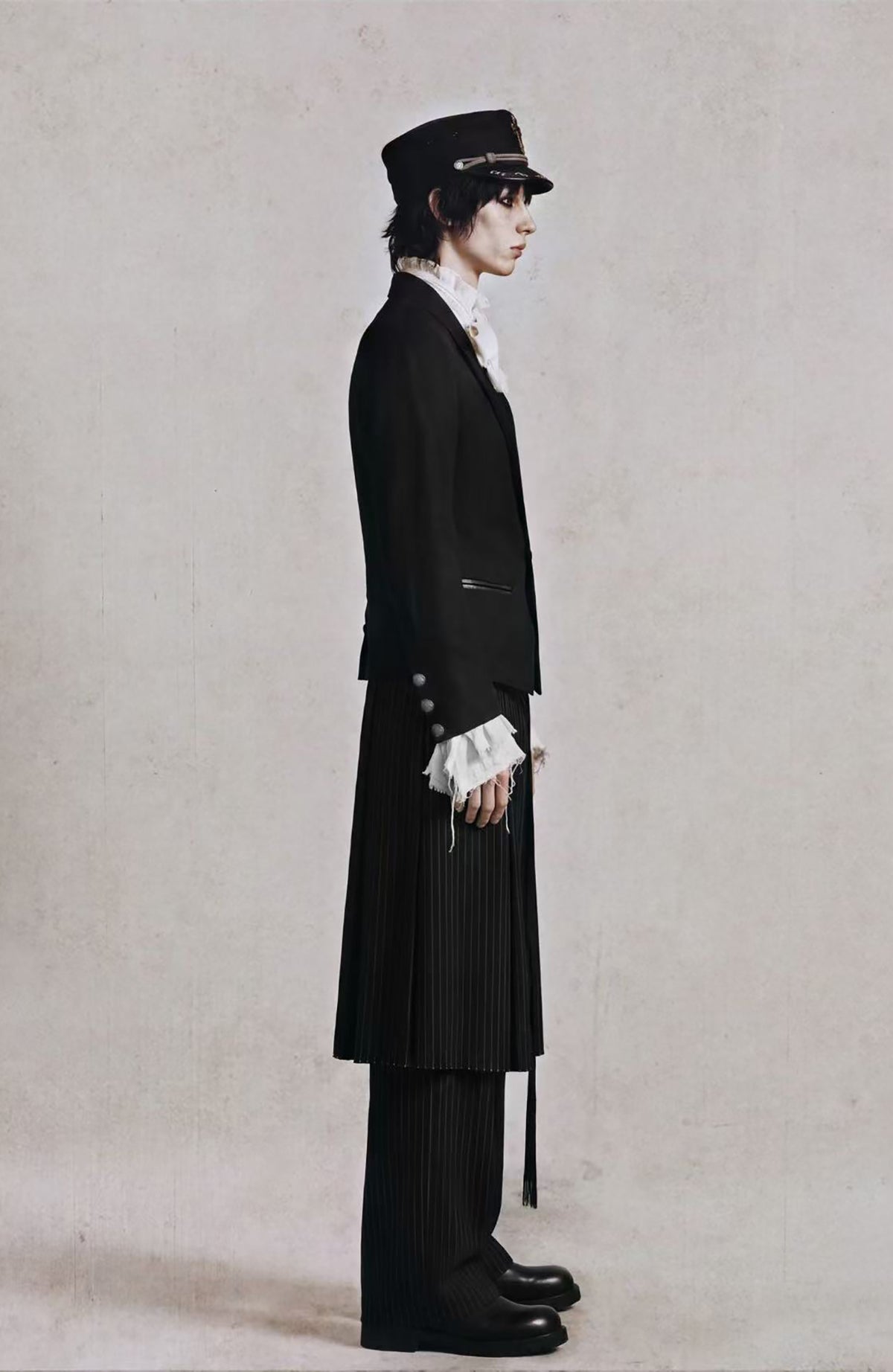 2000RSK Spliced Textured Blazer Jacket