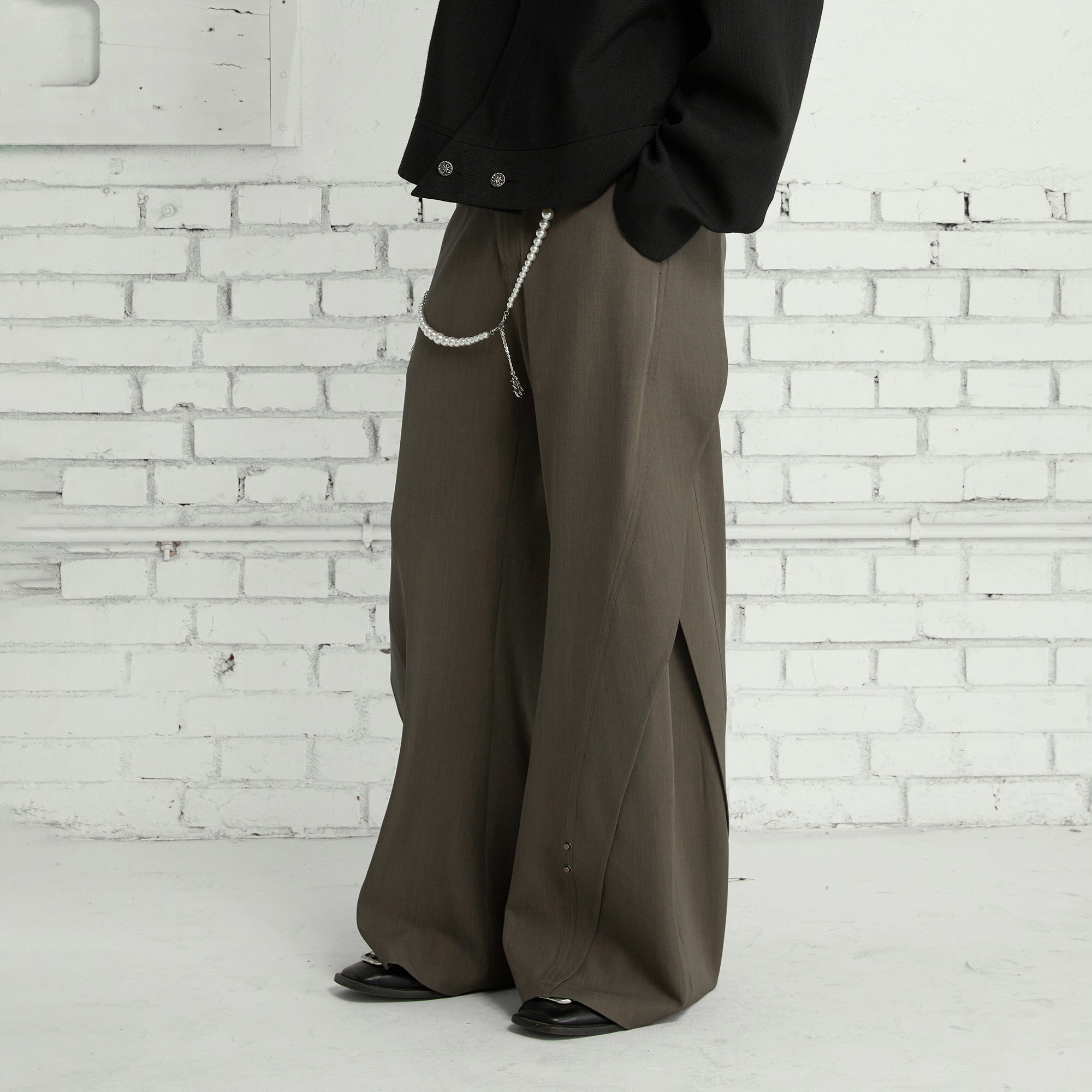 PASET Curved Seam Draped Trousers