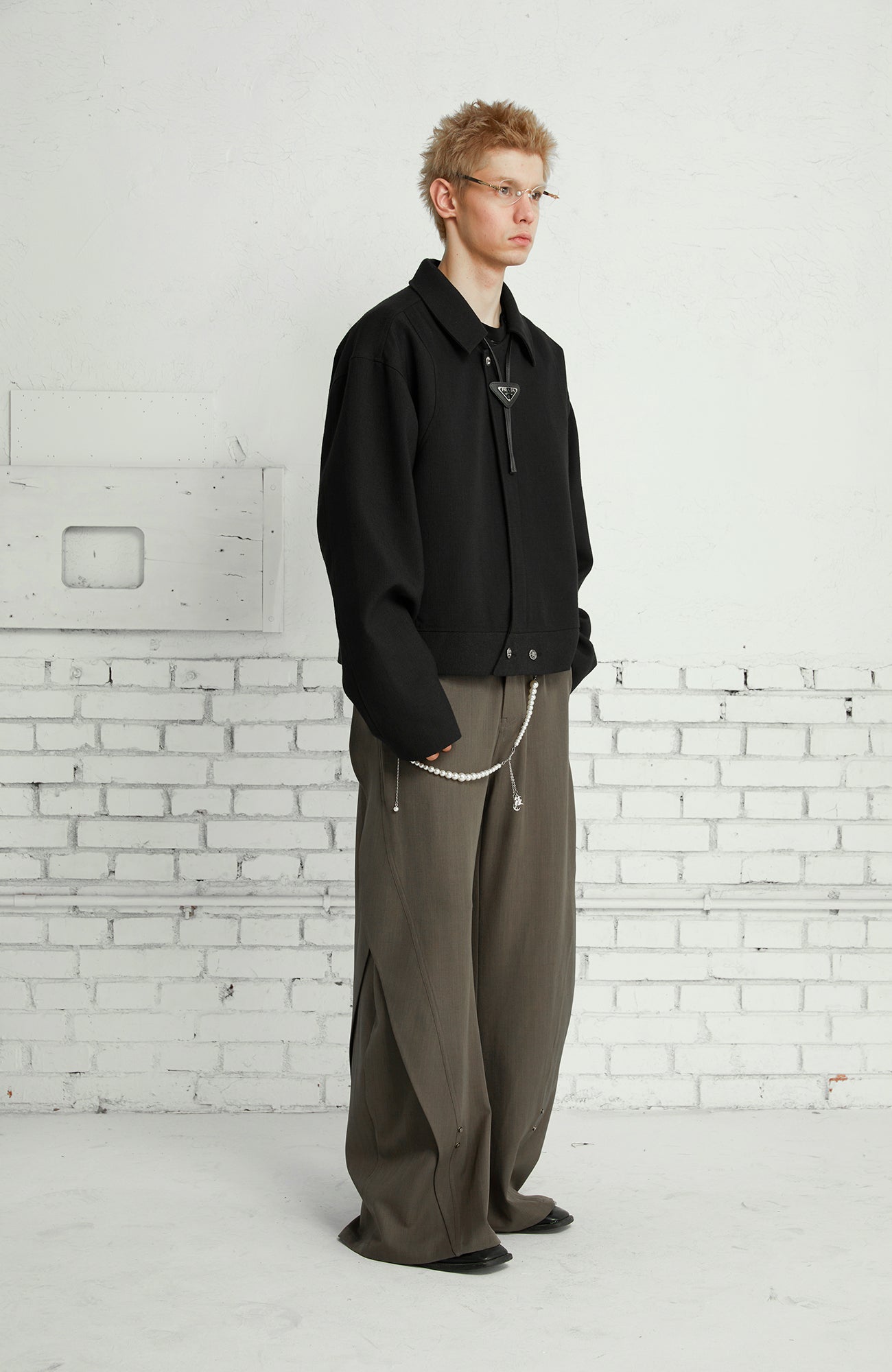 PASET Curved Seam Draped Trousers