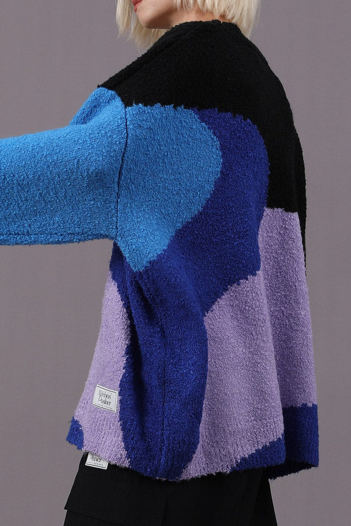 MIICHOUS Color Blocks Polar Fleece Sweater, premium urban and streetwear designers apparel on PROJECTISR.com, Miichous