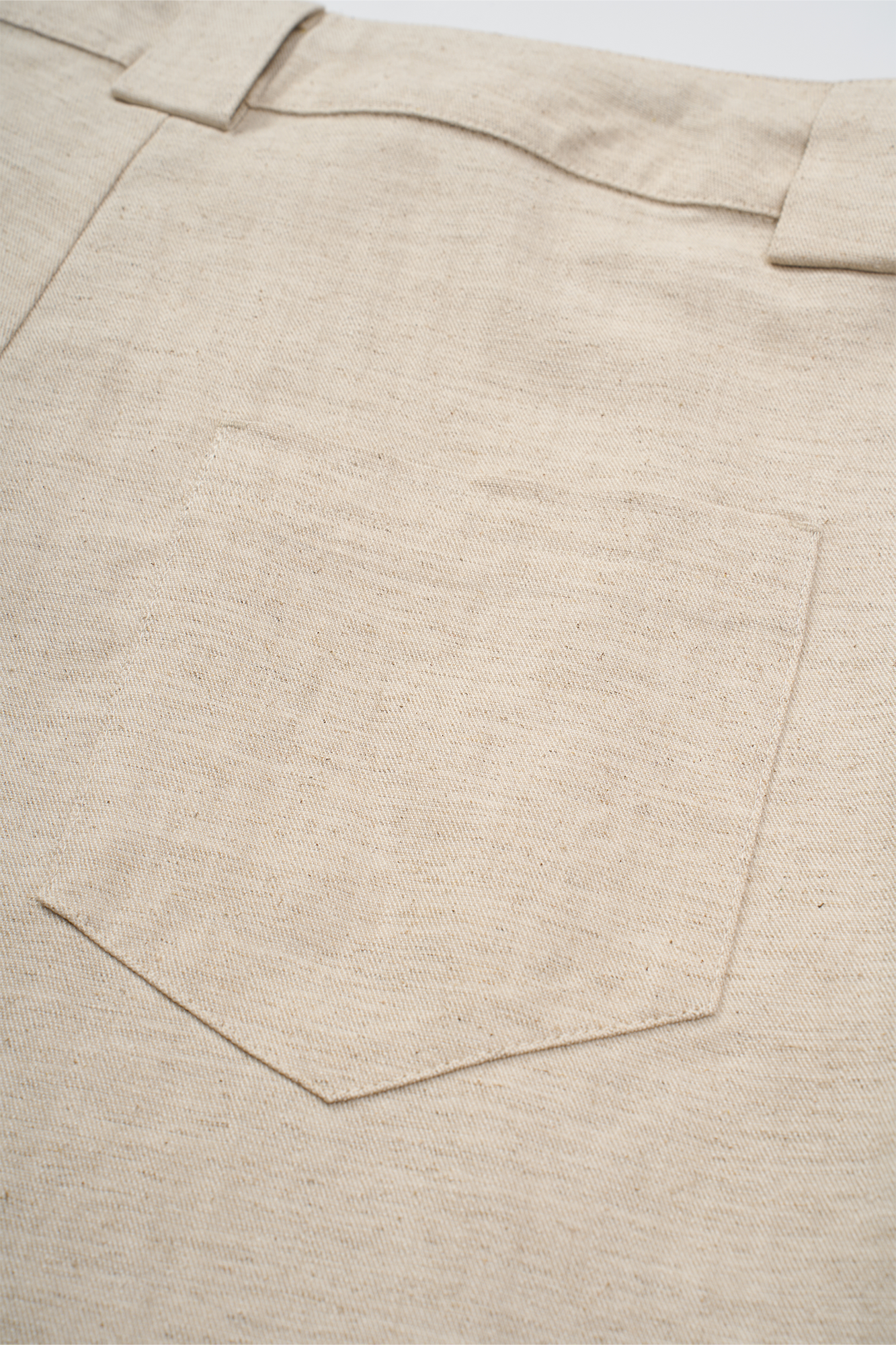 GONGHE REPUB Draped Linen Drawstring Pants
