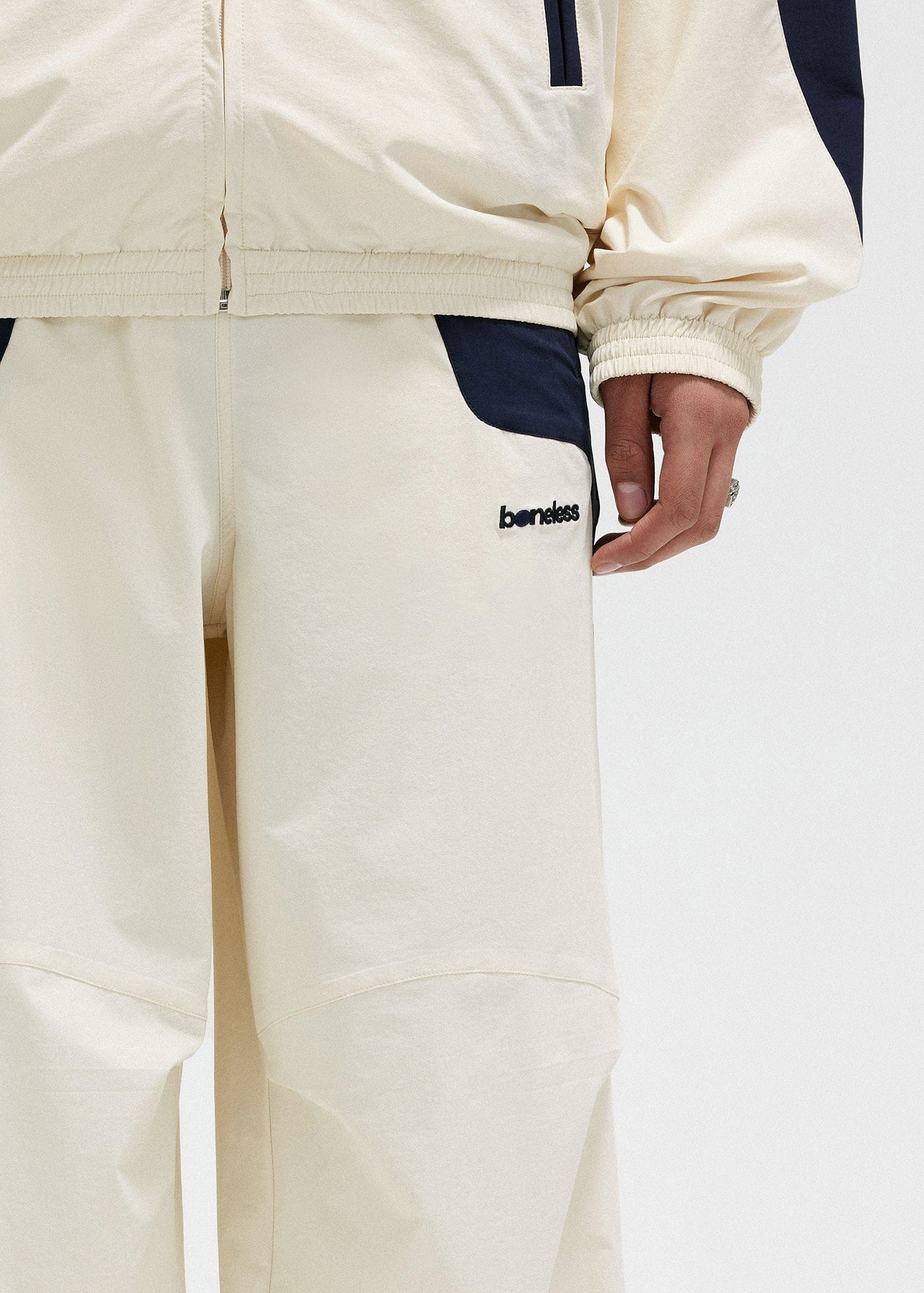 BONELESS Modern Tusks Crinkled Pants