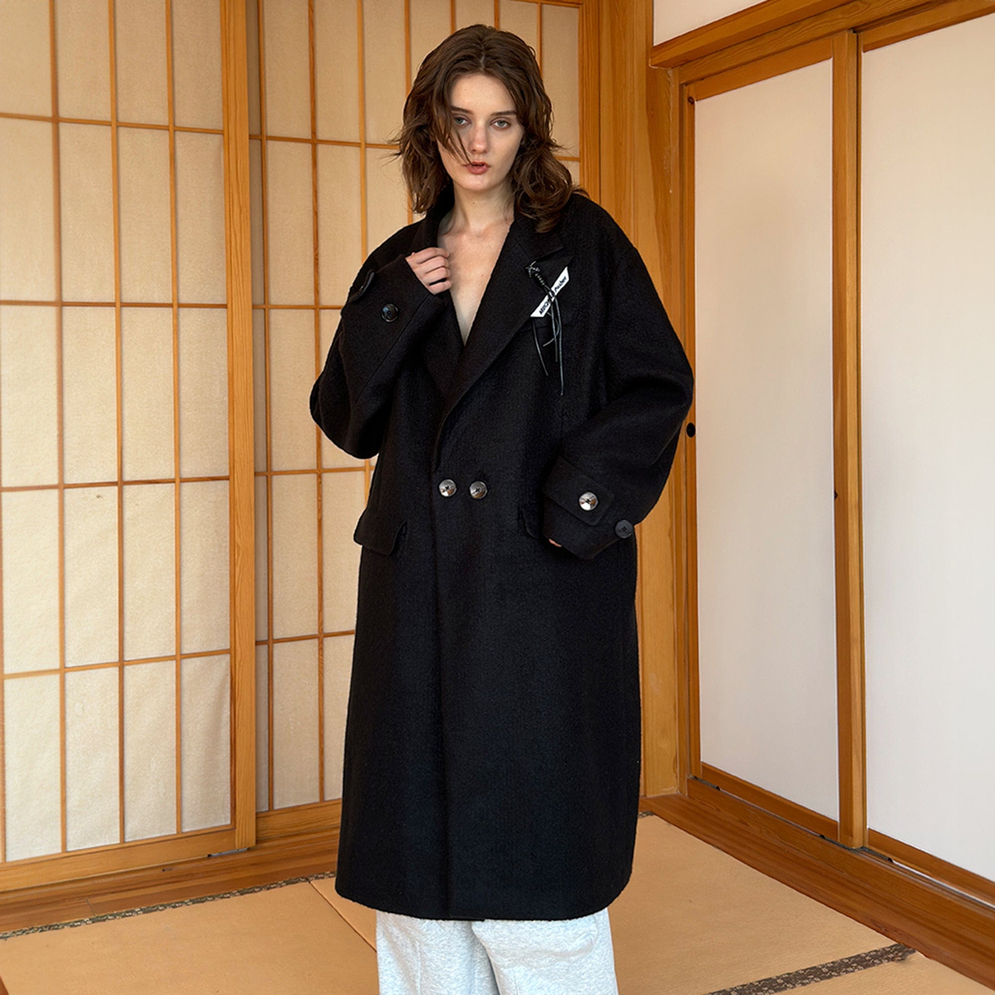 Modern wool coat online