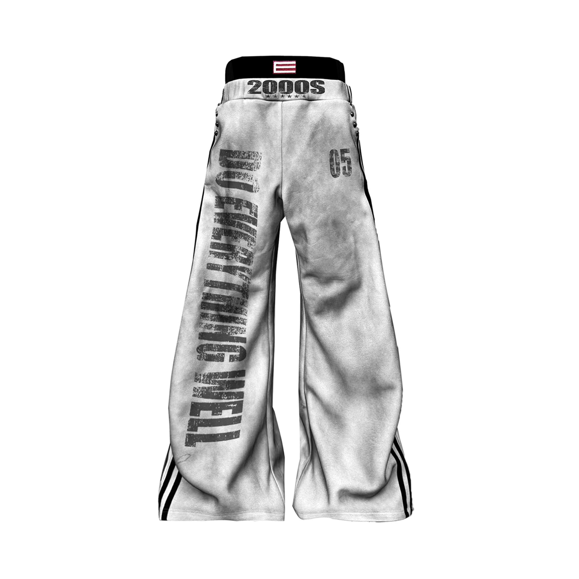 DETW Washed Graphic Double-Waistband Sweatpants