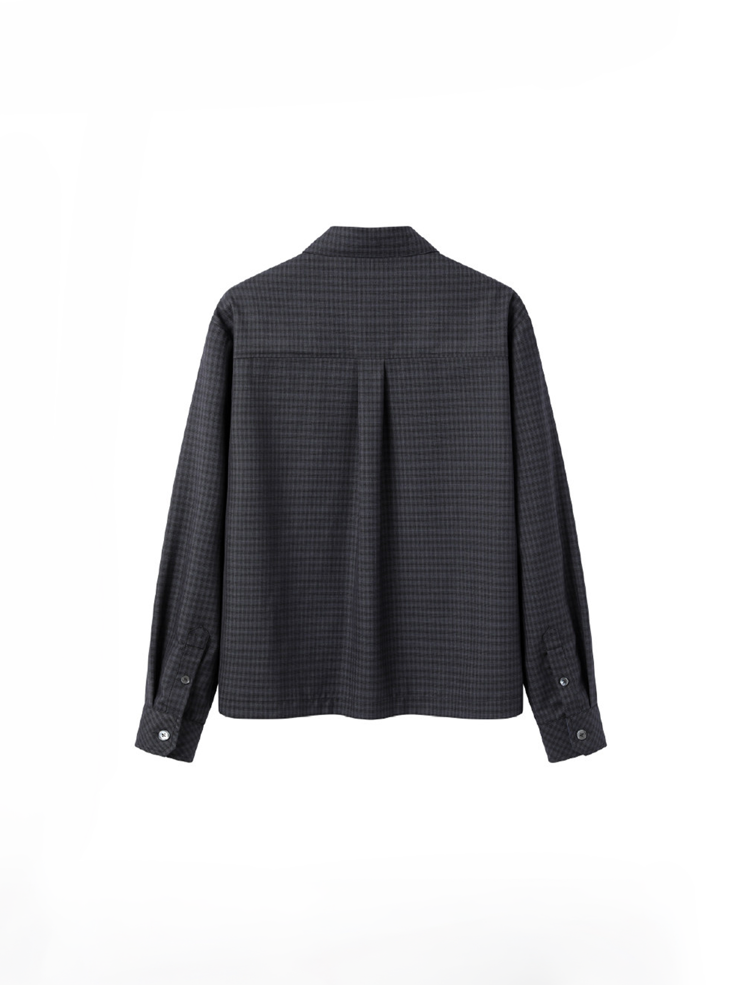 ALVNG AR ANTS Gloss Contrast Trim Check Shirt, premium urban and streetwear designers apparel on PROJECTISR.com, ALVNG AR ANTS