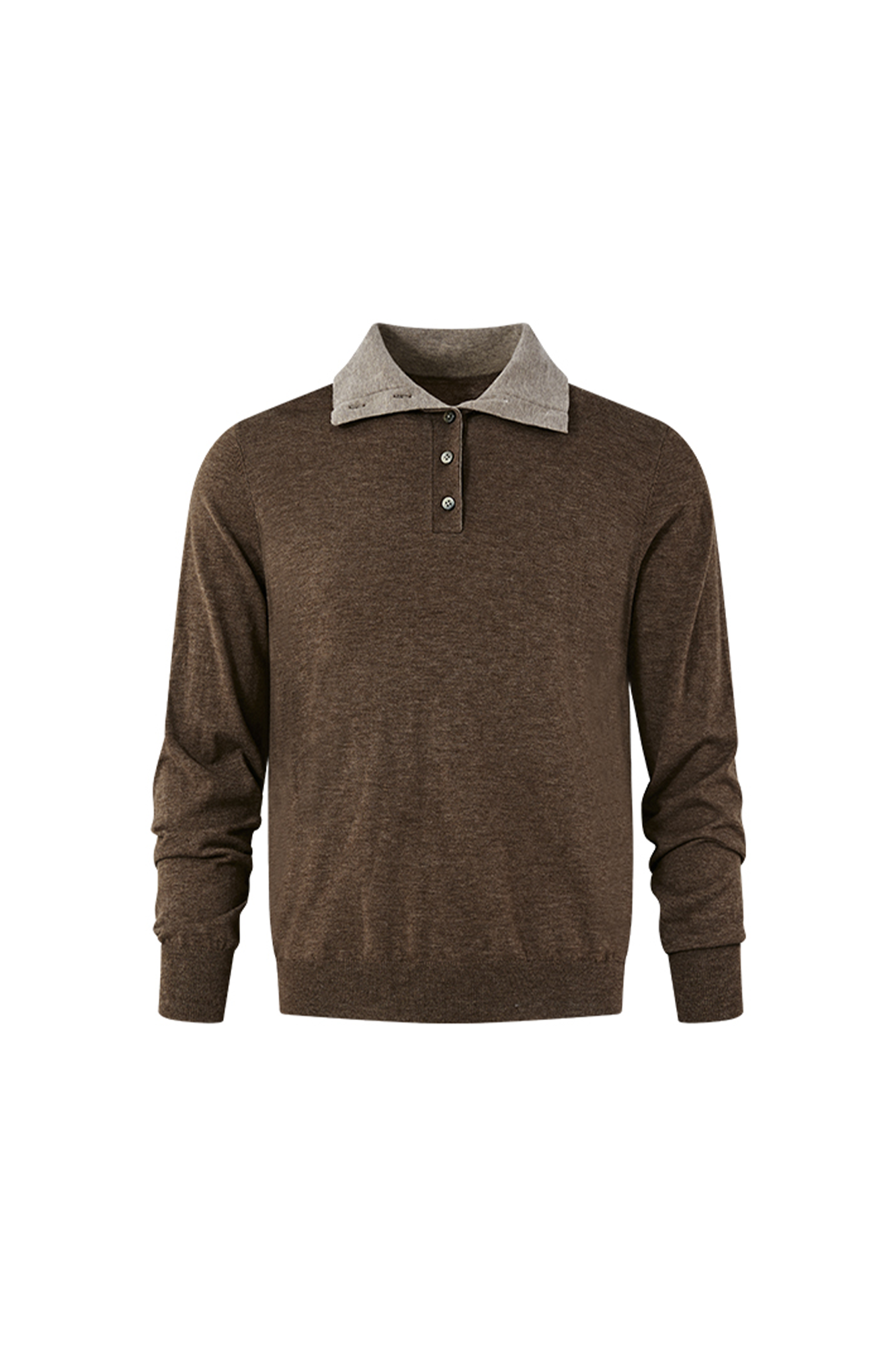 KREATE Double-Collar Wool-Blend Knit Polo, premium urban and streetwear designers apparel on PROJECTISR.com, KREATE