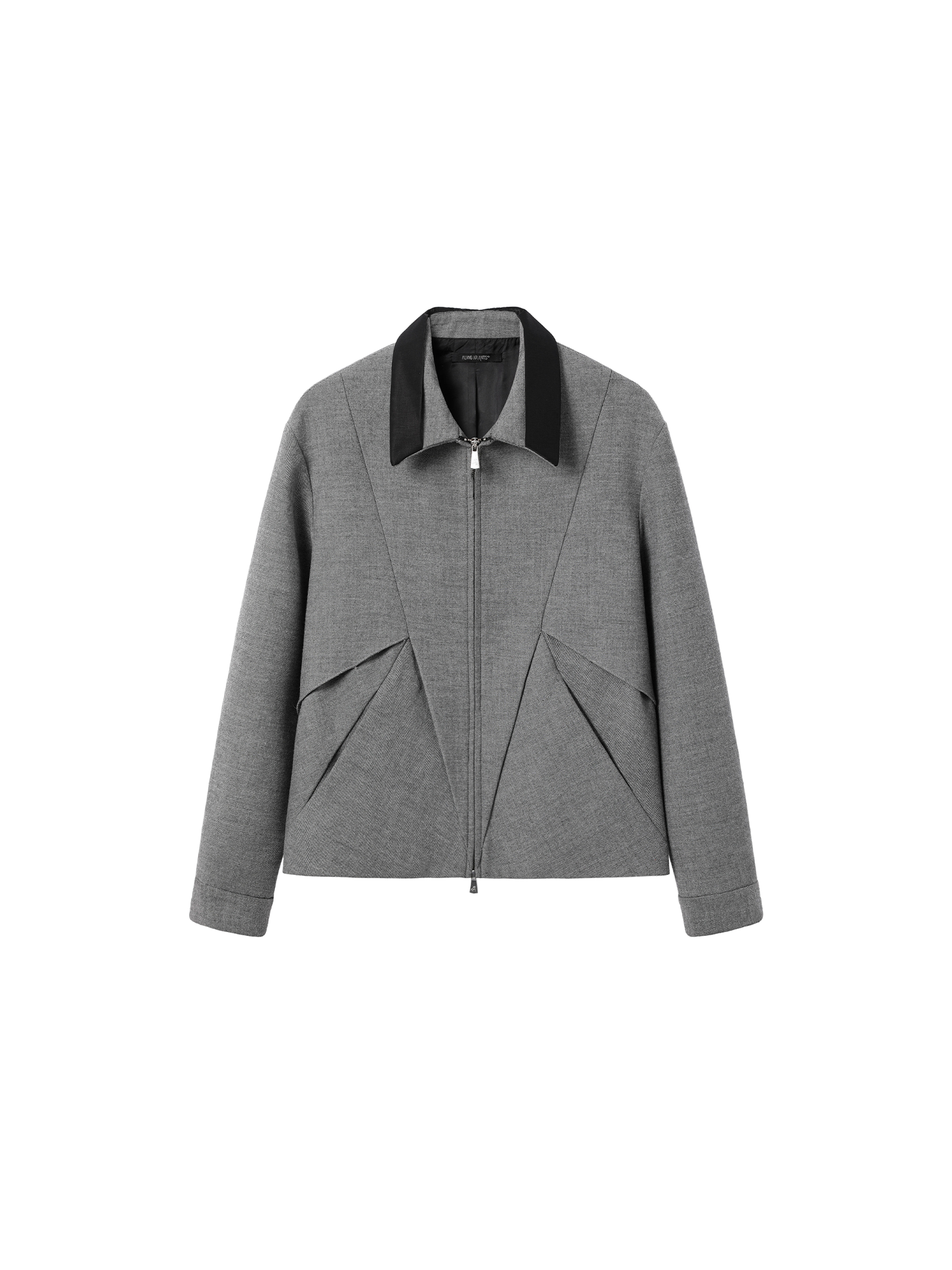 ALVNG AR ANTS Essential Contrast Collar Wool-Blend Jacket, premium urban and streetwear designers apparel on PROJECTISR.com, ALVNG AR ANTS