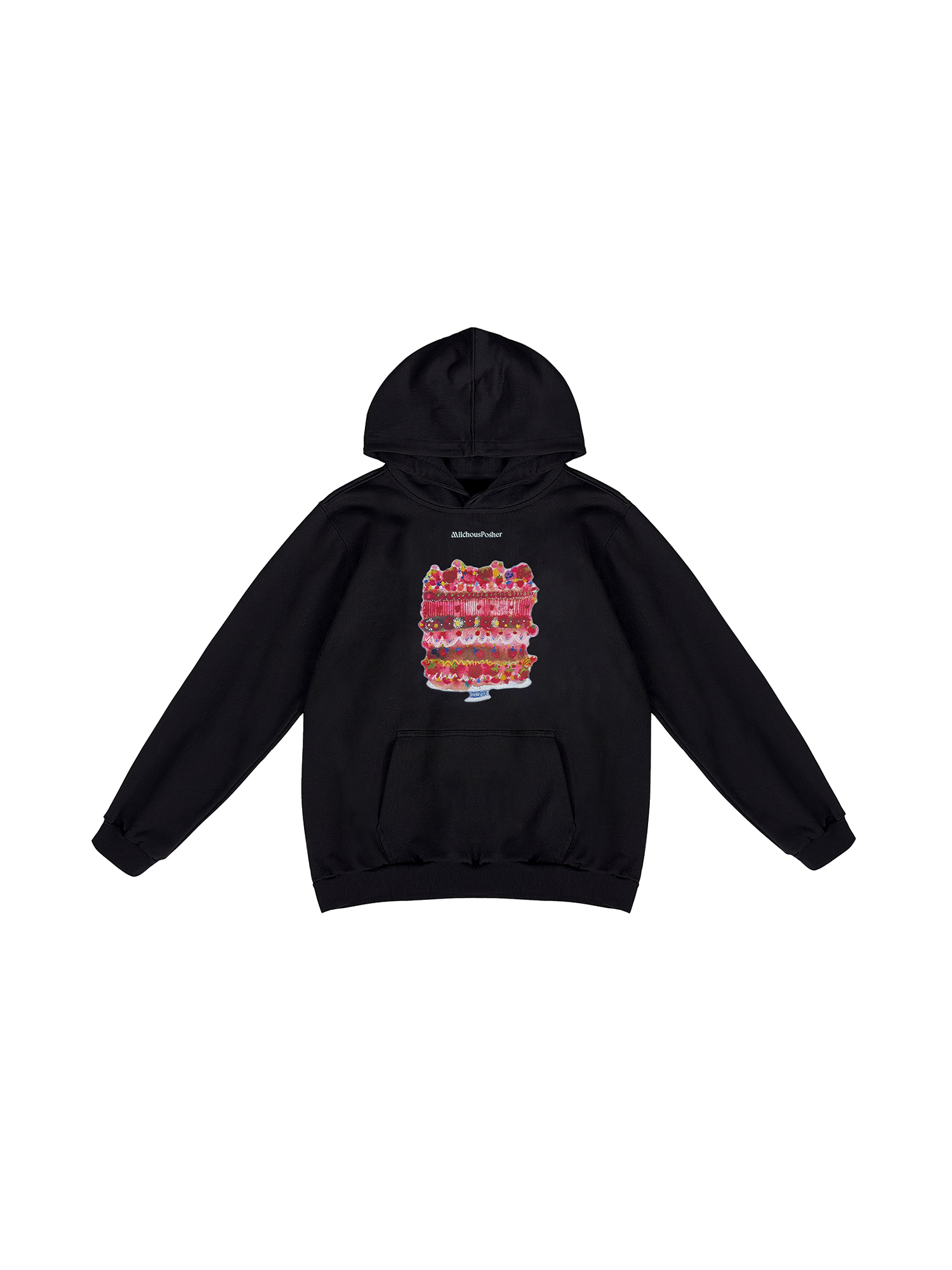 MIICHOUS Cake Graphic Oversized Hoodie