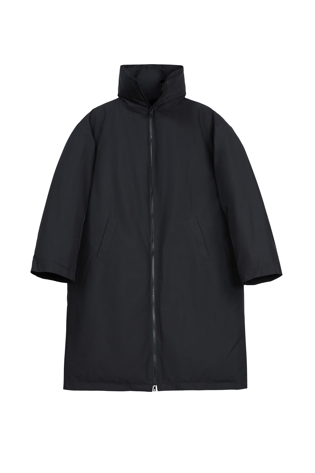 VANN VALRENCE High-Neck Oversized Long Down Coat