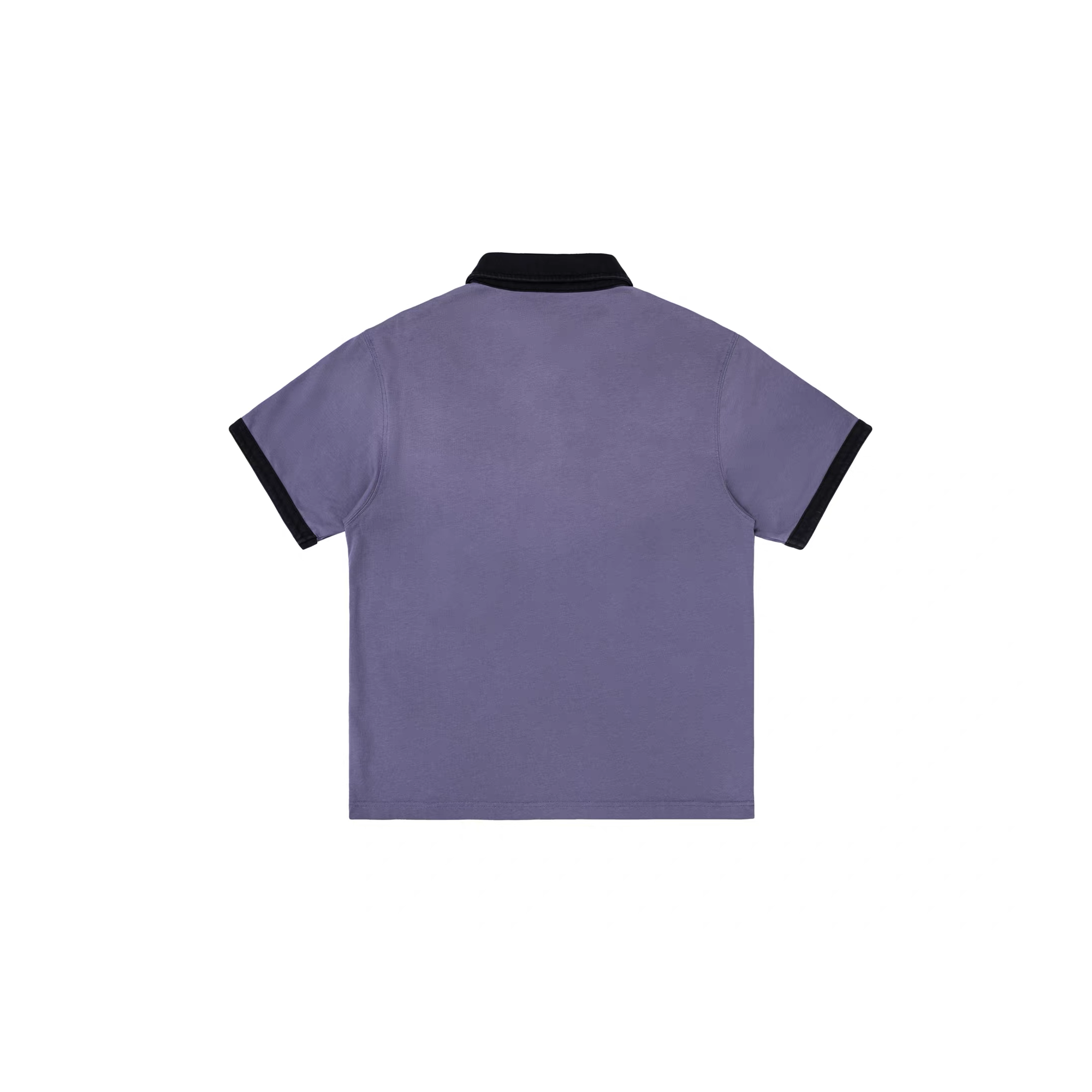 ESAIAS Washed Portrait Cross Graphic Polo Shirt