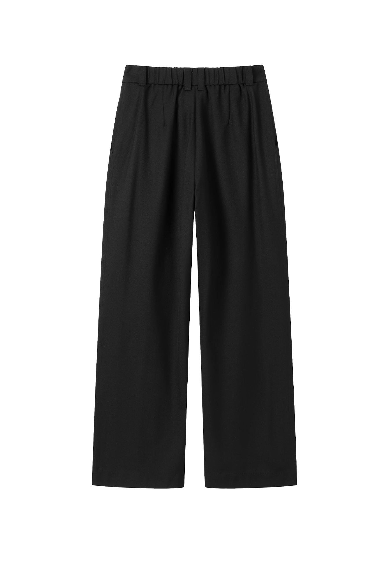 MOITIEDEPETALE Wool-Blended Pleats Trousers