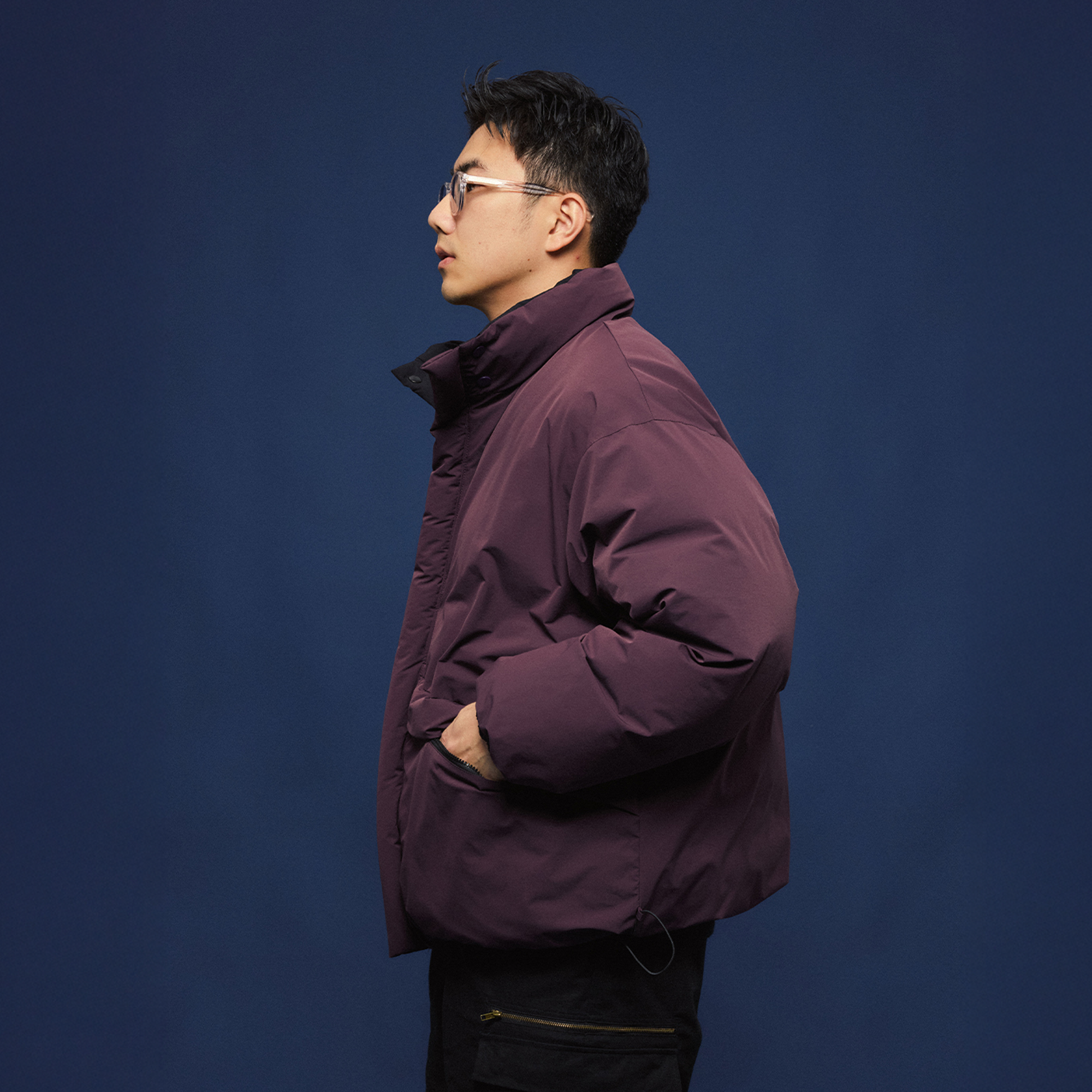 BANANA CLUB Reversible Snap Puffer Jacket