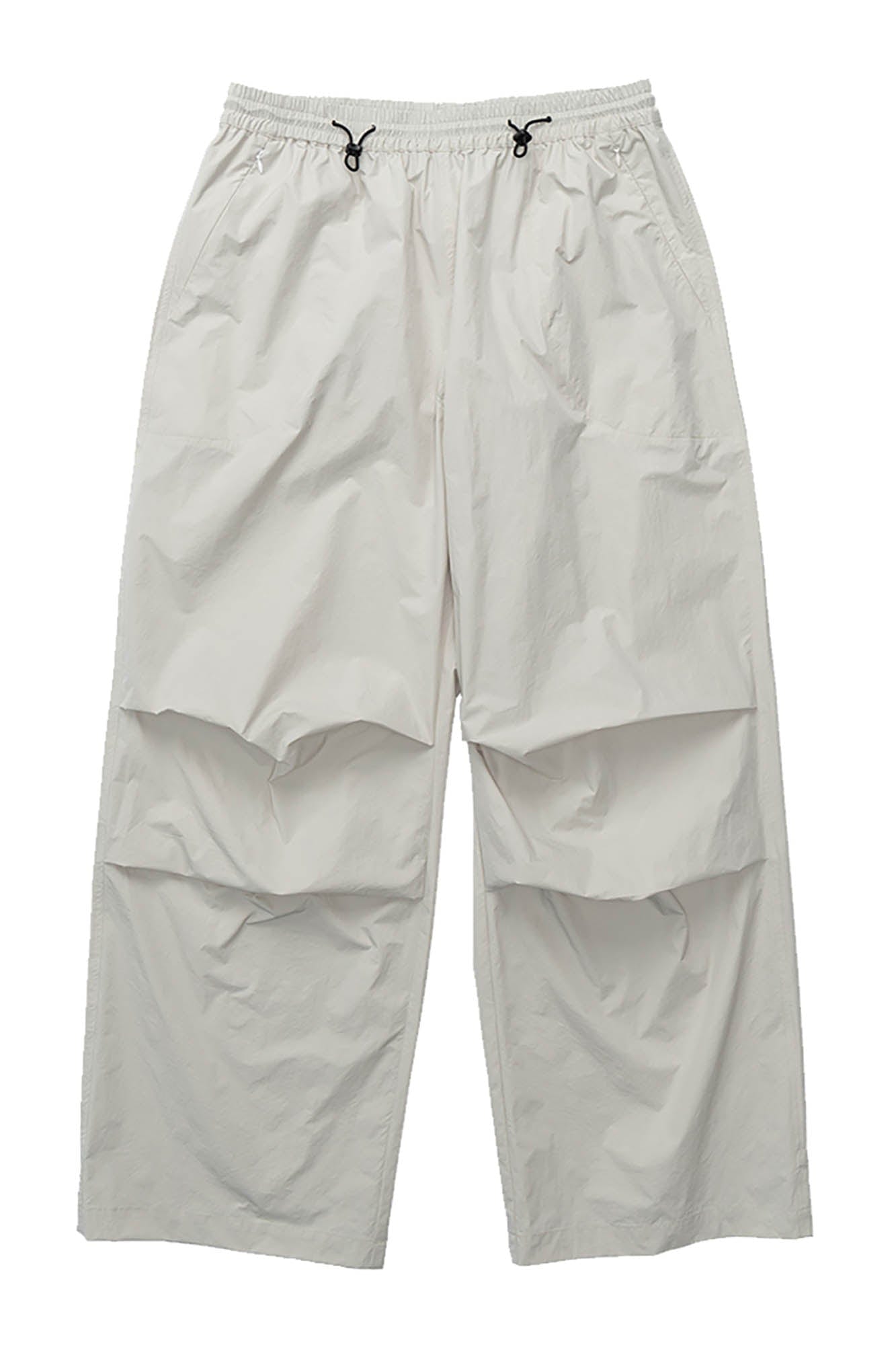 BANANA CLUB Quick-Dry Drawstring Crinkled Parachute Pants, premium urban and streetwear designers apparel on PROJECTISR.com, BANANA CLUB