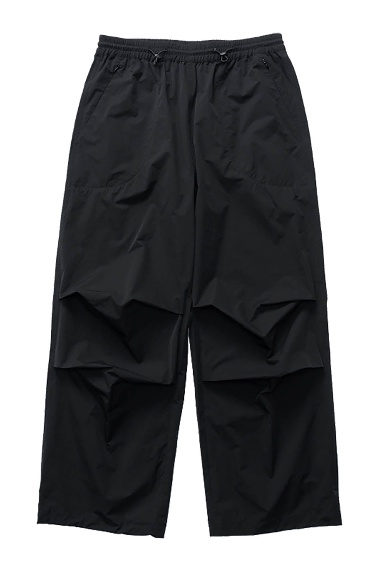 BANANA CLUB Quick-Dry Drawstring Crinkled Parachute Pants, premium urban and streetwear designers apparel on PROJECTISR.com, BANANA CLUB