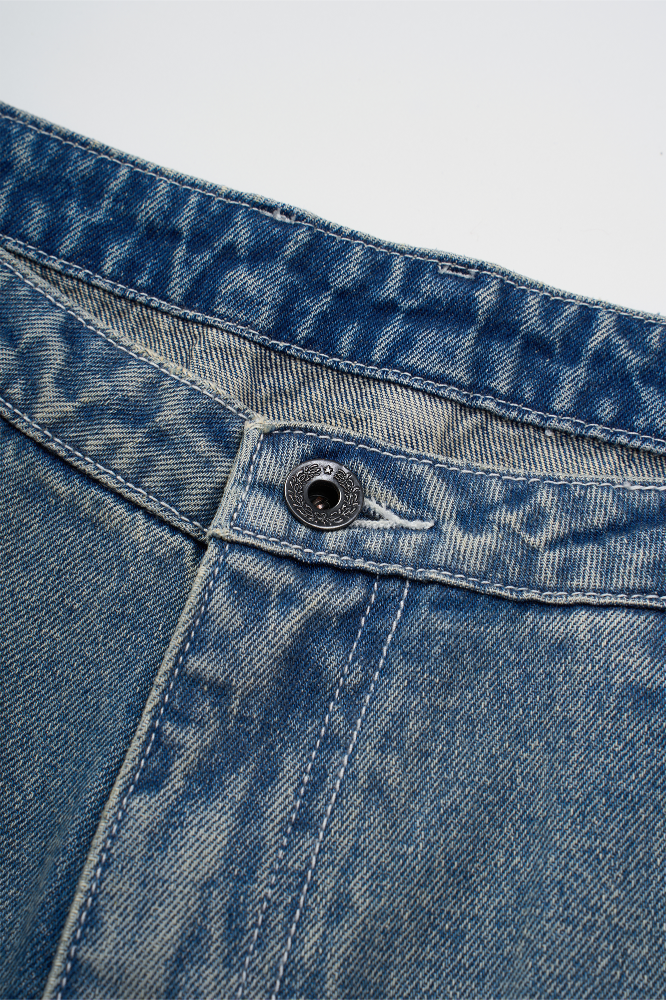 GONGHE REPUB Essential Washed Straight-Leg Jeans, premium urban and streetwear designers apparel on PROJECTISR.com, GONGHE REPUB