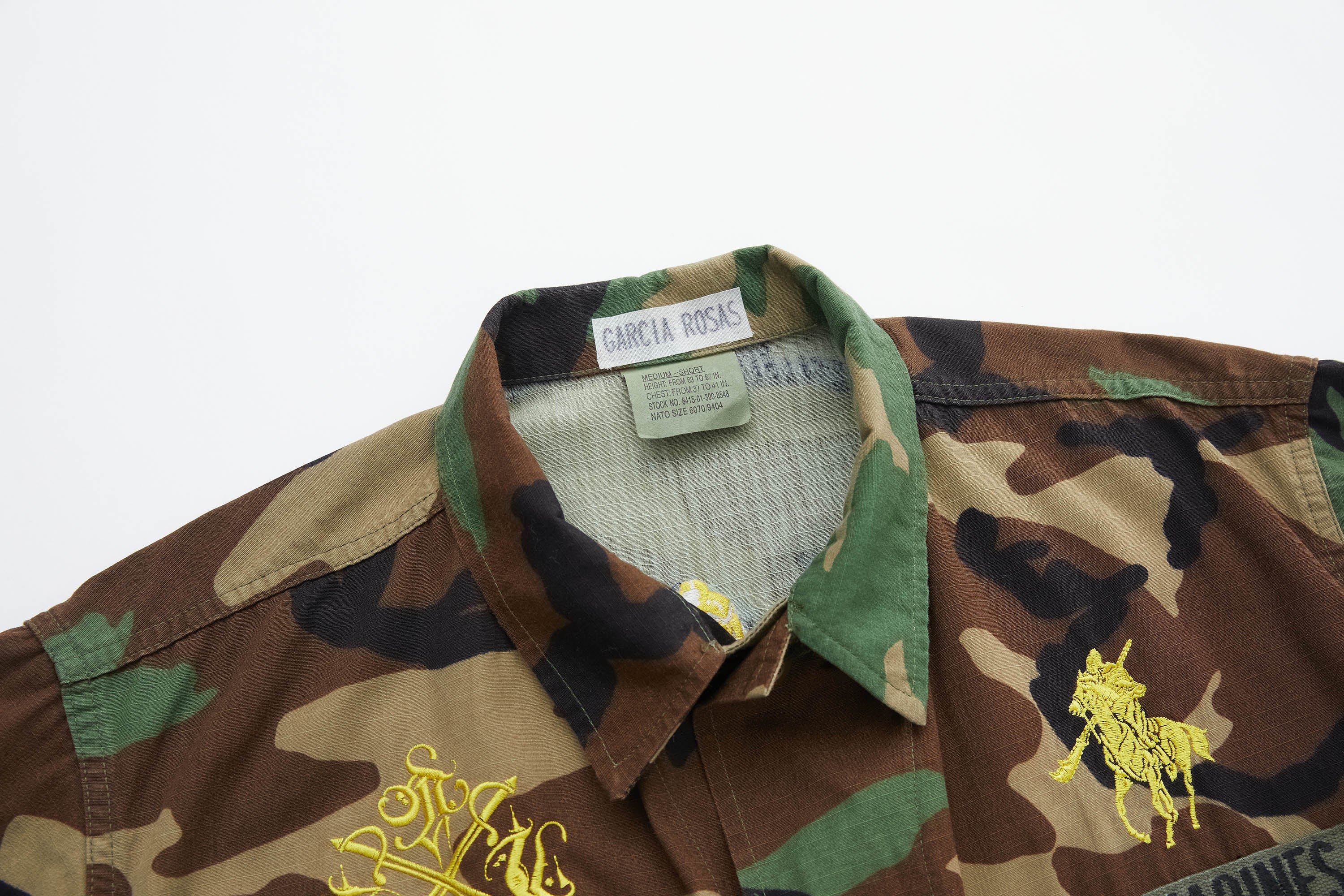 RTVG Oriental Embroidery Camo Military Jacket