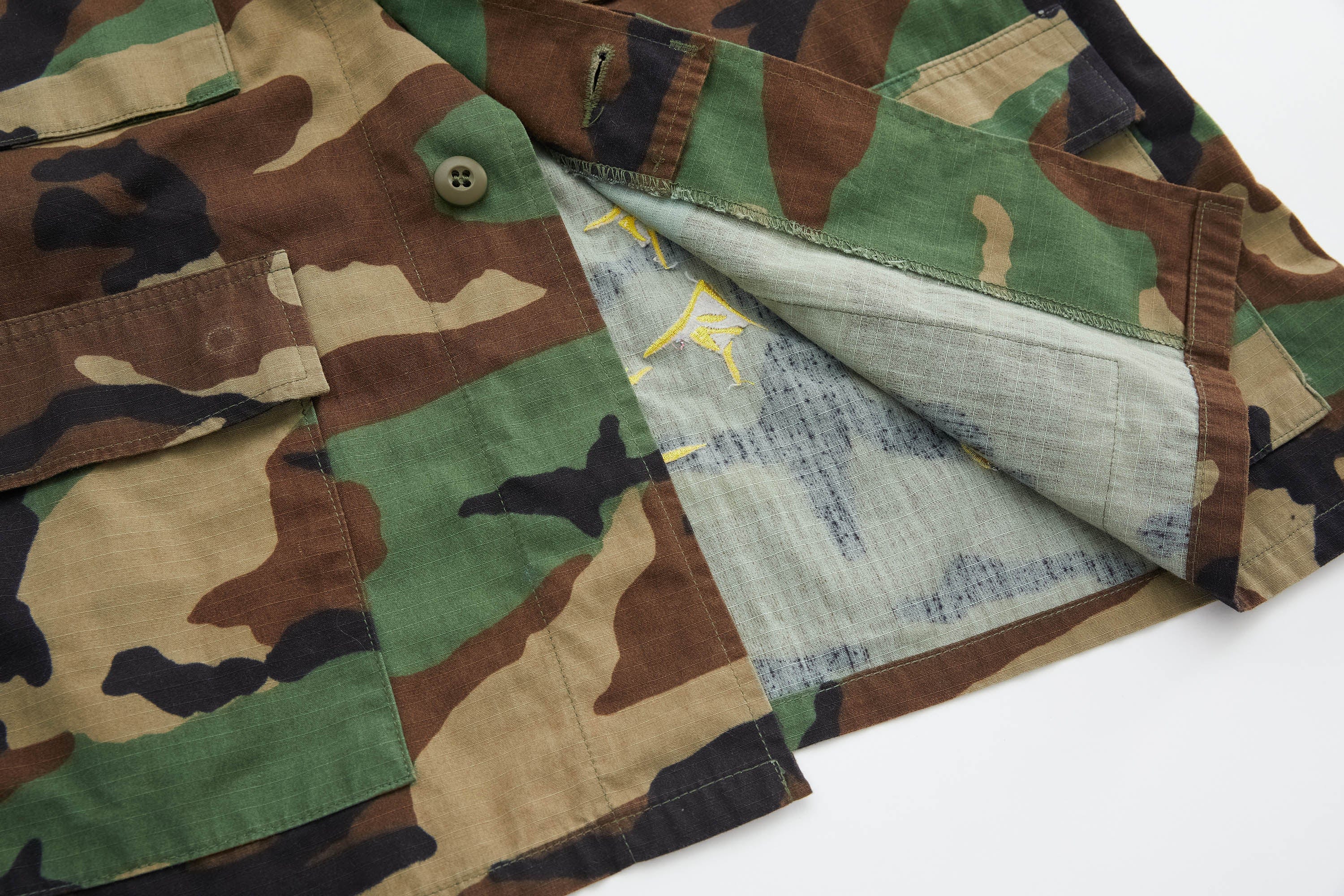 RTVG Oriental Embroidery Camo Military Jacket