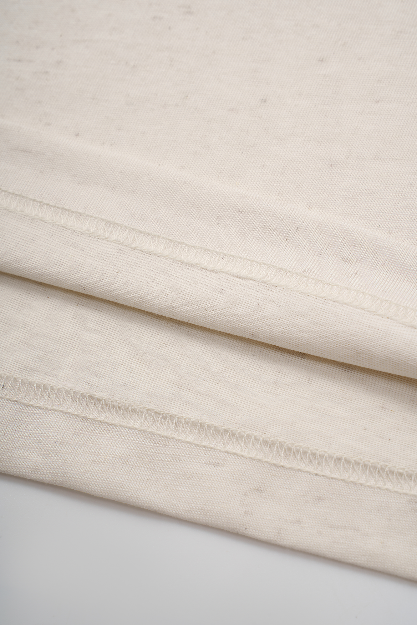 GONGHE REPUB Minimal Linen Lace-Up Tee