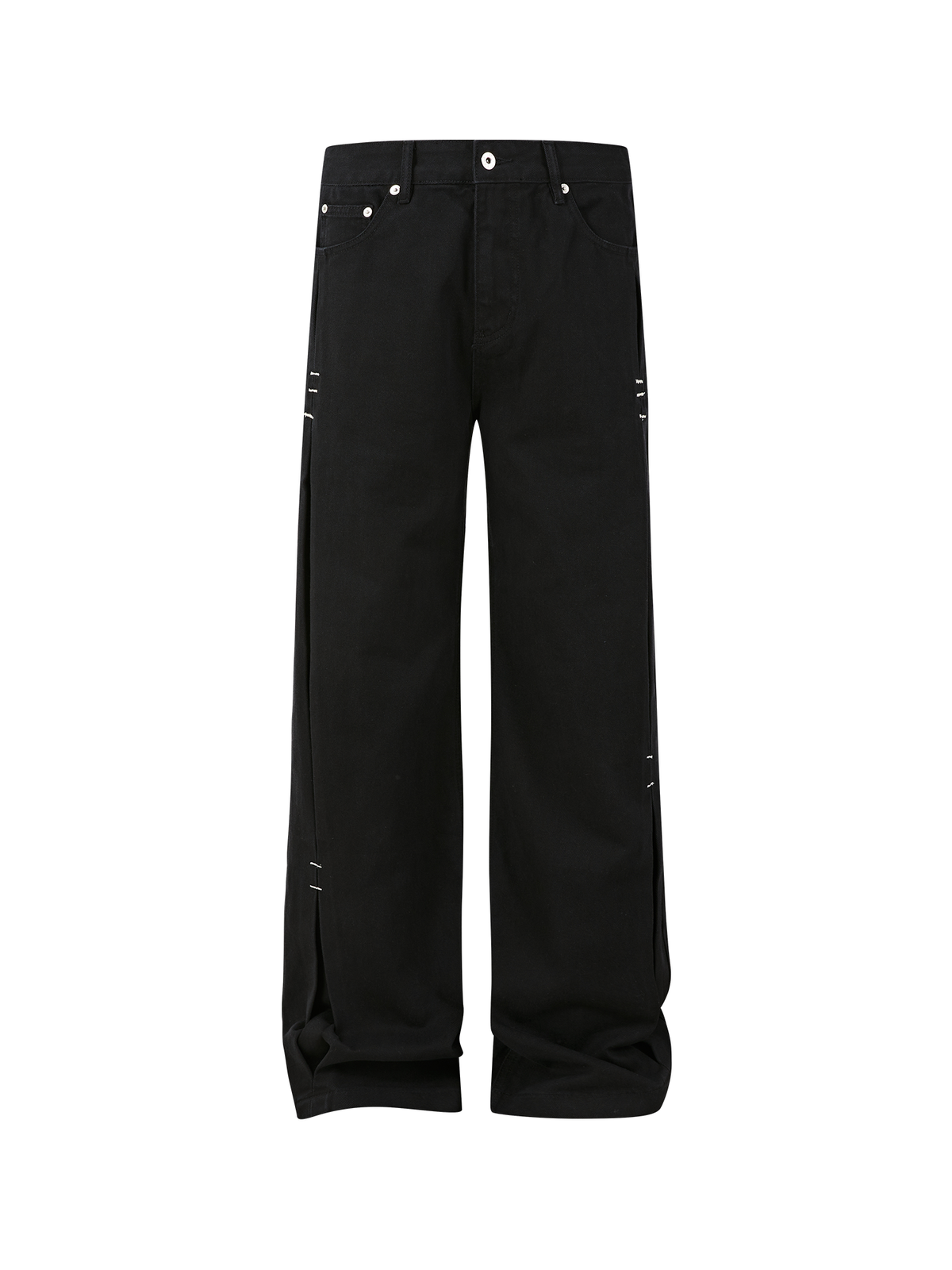 KREATE Pleated Washed Jeans