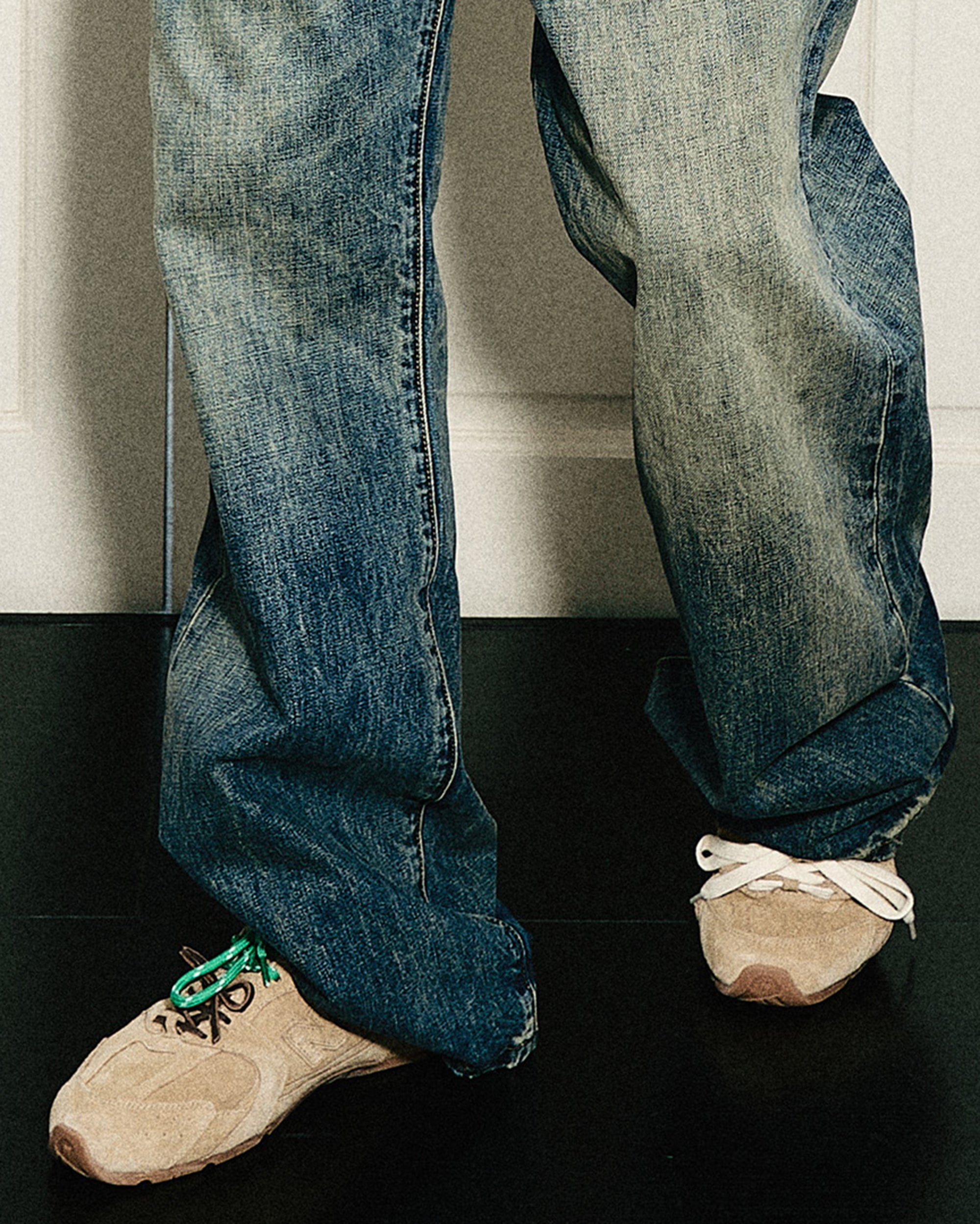 STEEPC The Classic Washed Straight-Leg Jeans